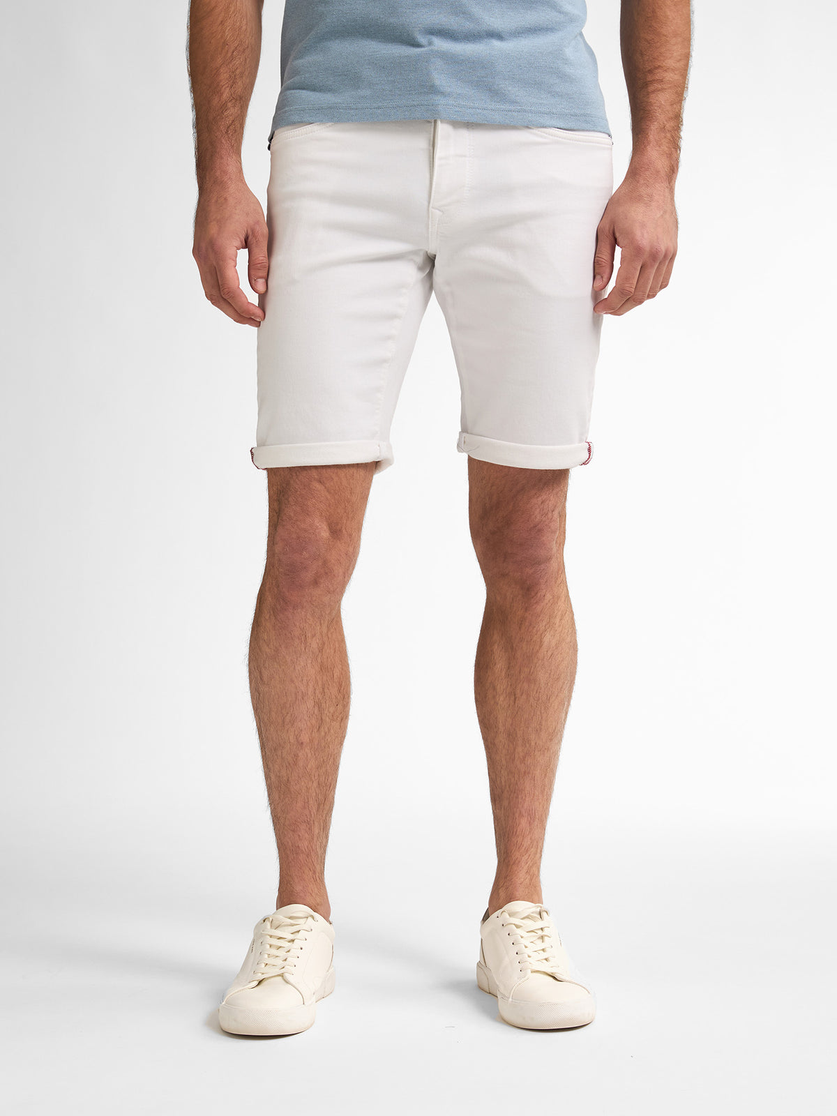 Petrol Industries Men Shorts Denim Slim Fit Bright White