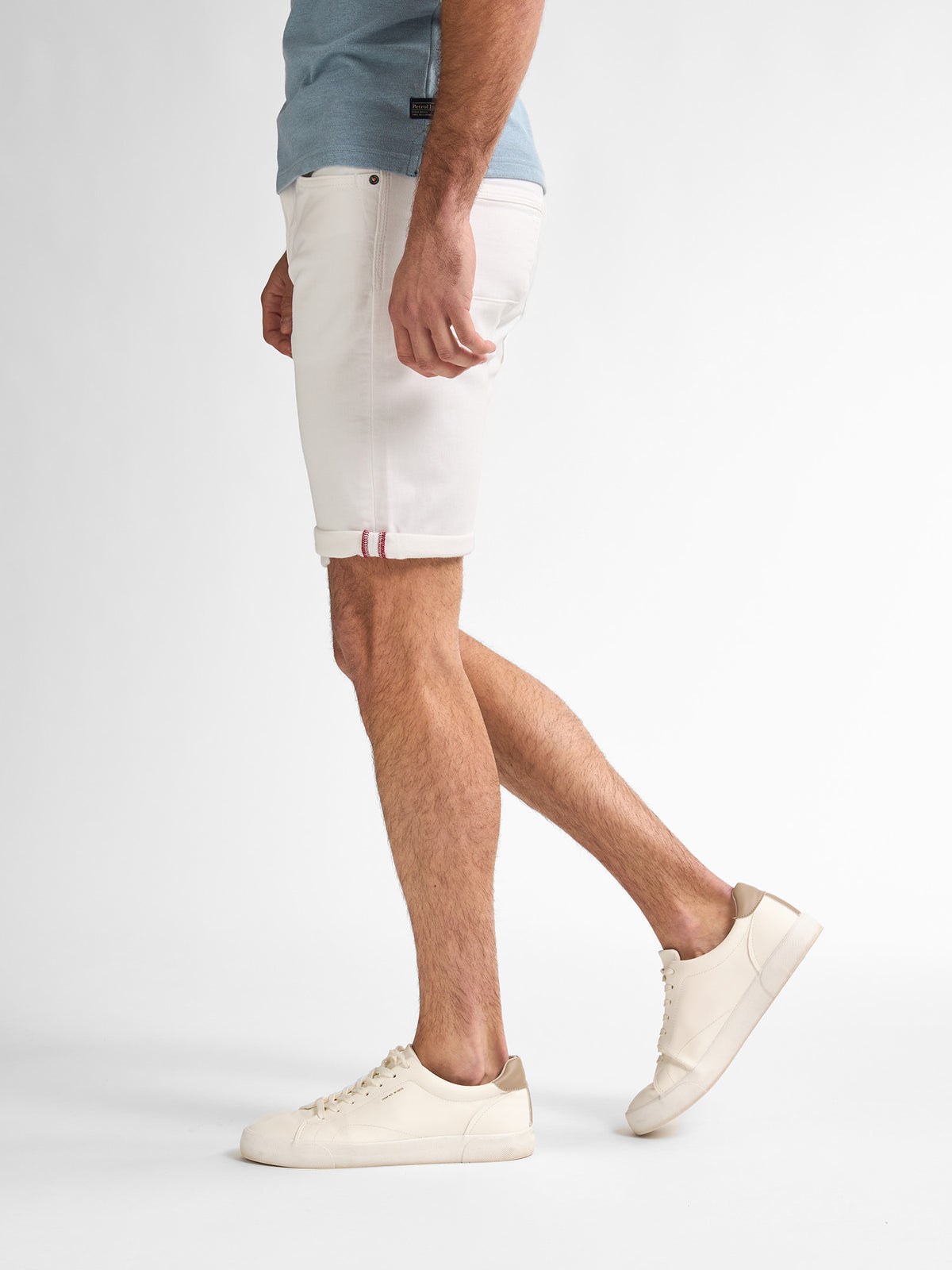 Petrol Industries Men Shorts Denim Slim Fit Bright White
