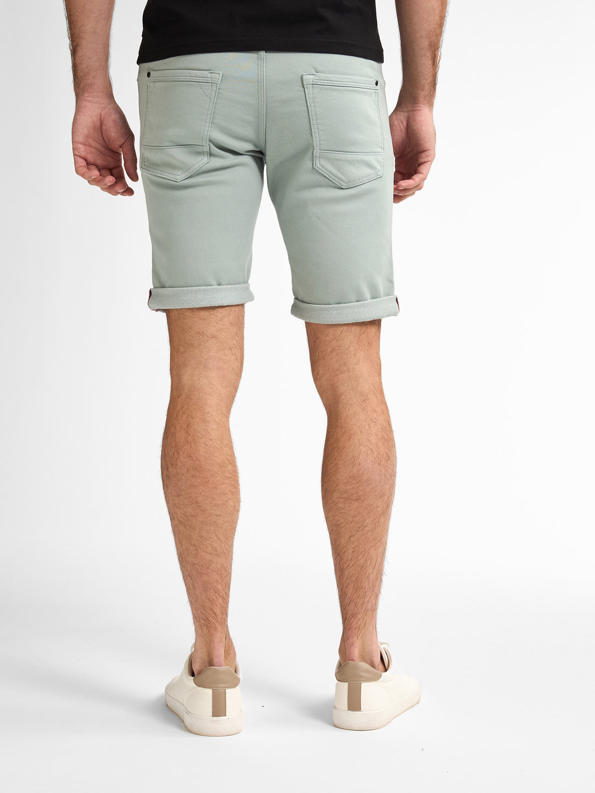 Petrol Industries Men Shorts Denim Slim Fit Aqua Grey