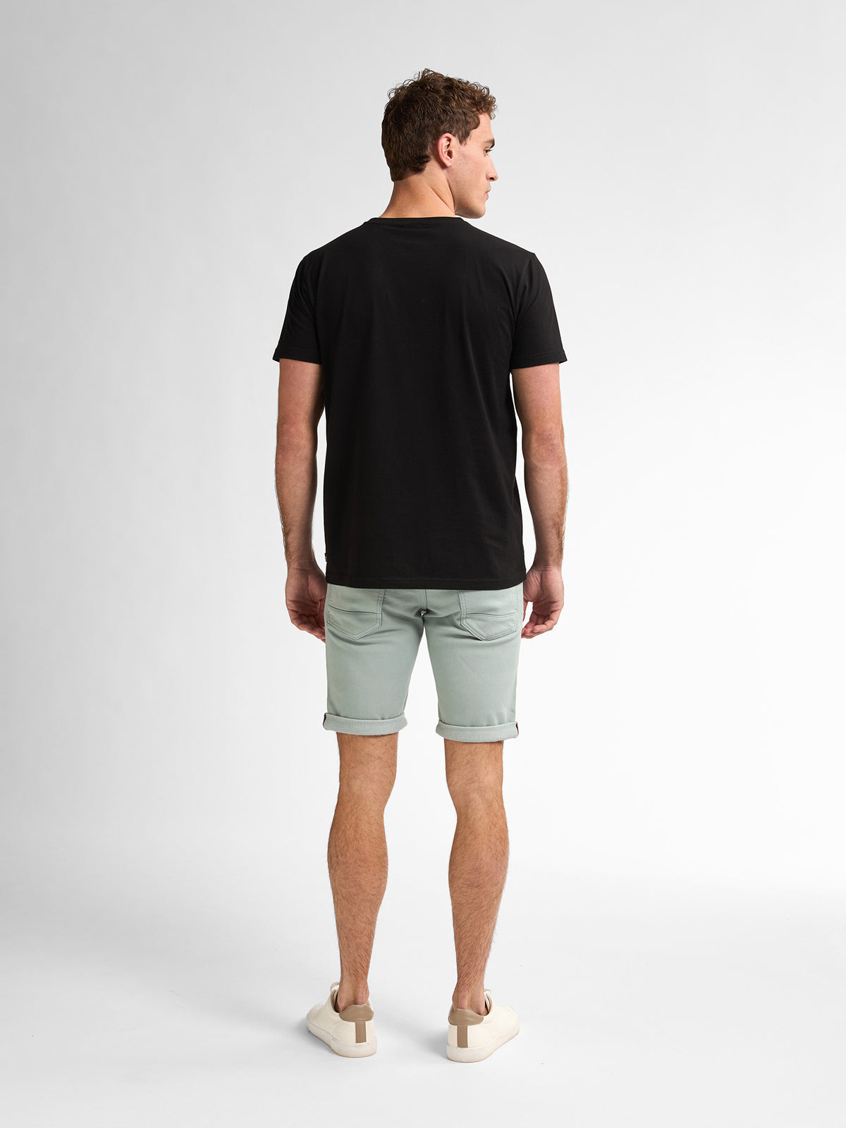 Petrol Industries Men Shorts Denim Slim Fit Aqua Grey