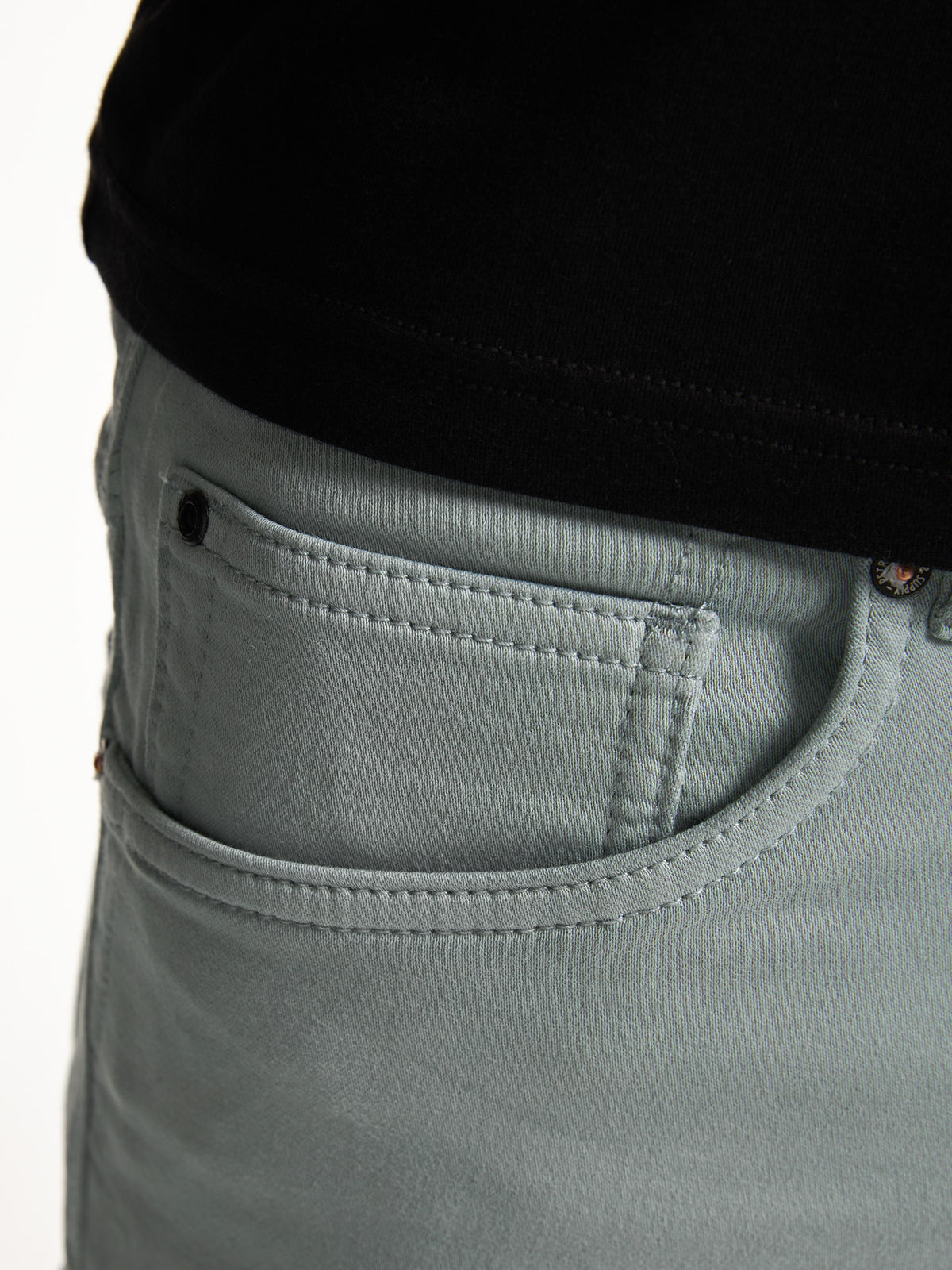 Petrol Industries Men Shorts Denim Slim Fit Aqua Grey