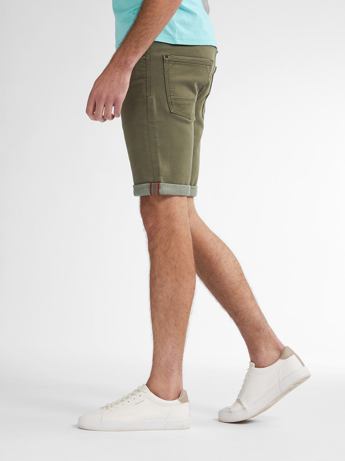 Petrol Industries Men Shorts Denim Slim Fit Dusty Army