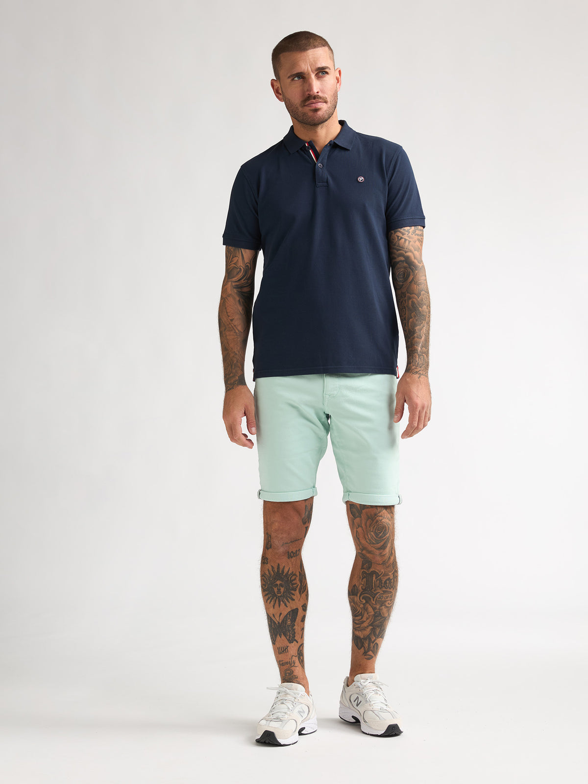 Petrol Industries Men Shorts Denim Slim Fit Cool Mint