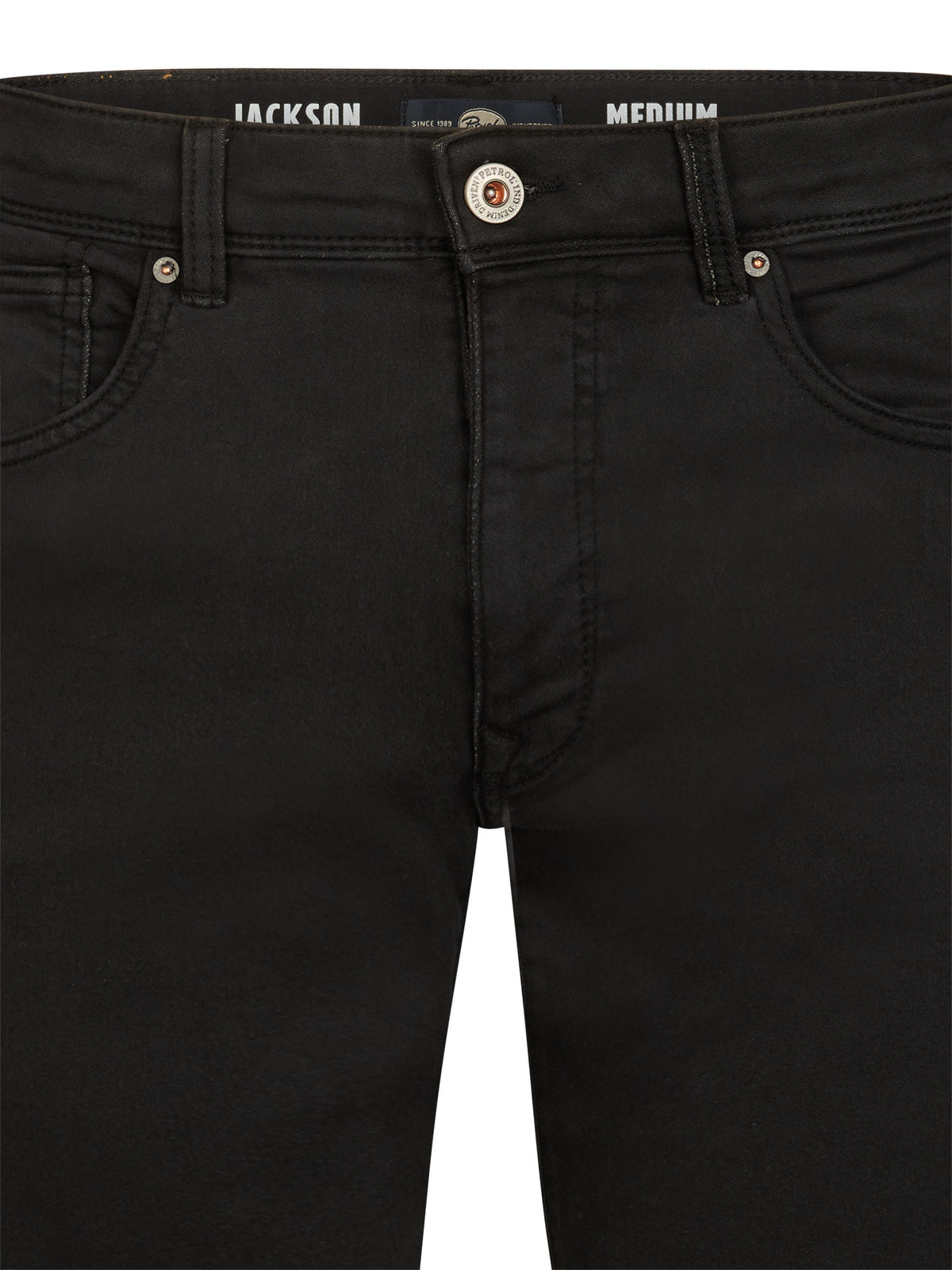 Petrol Industries Men Shorts Denim Slim Fit Black