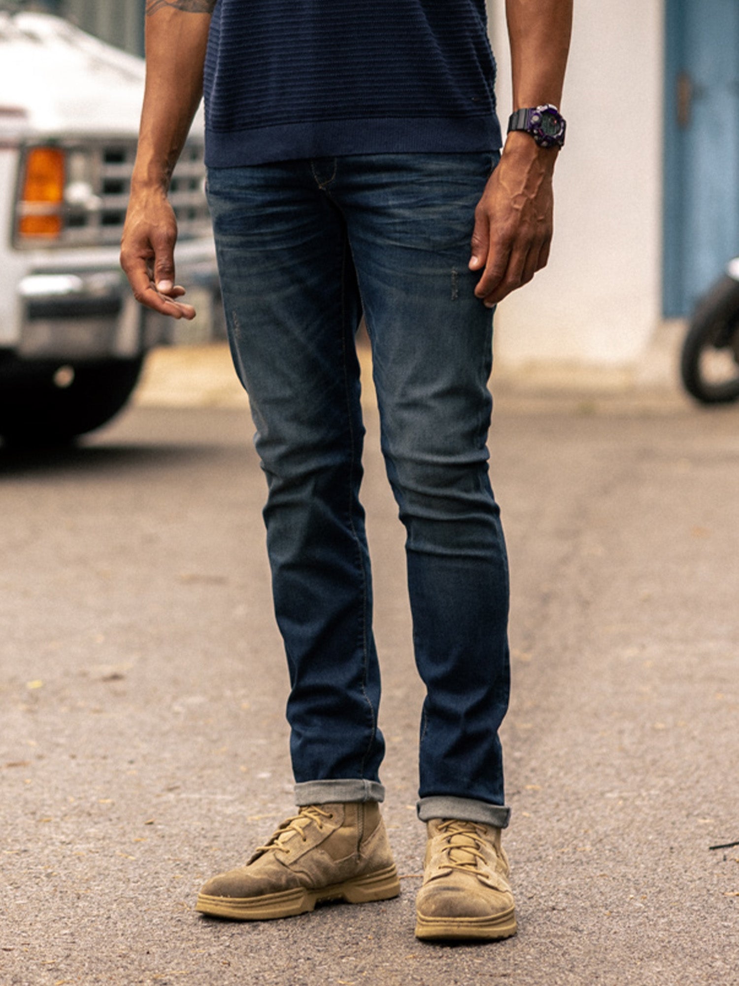 Slim Fit Hombre Moderno Moda Descubre Los Jeans Slim Fit Para