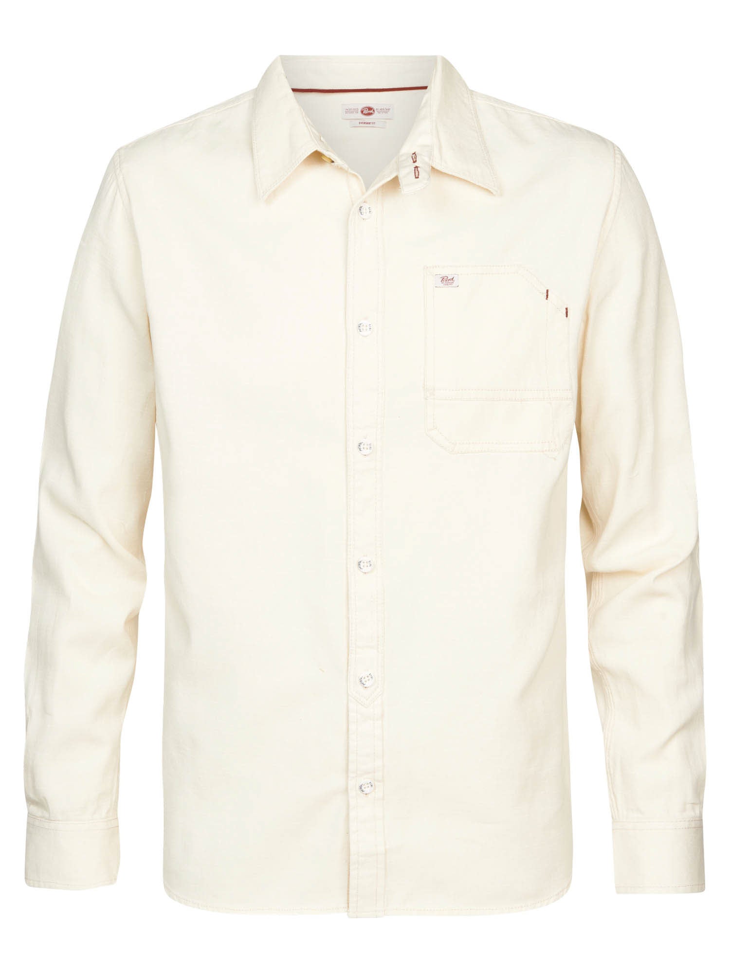 Wrangler Authentics Heren lange mouwen fleece overhemd met button-down kraag, total eclipse, L Wrangler Authentics Heren lange mouwen fleece overhemd met button-down kraag, total eclipse, L