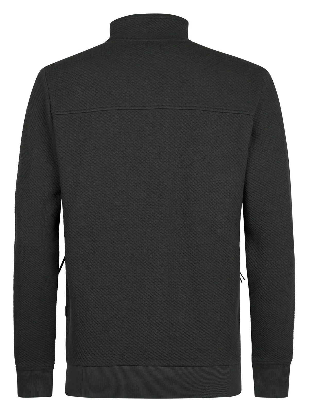 Sweater met rits bij de kraag steelcrest