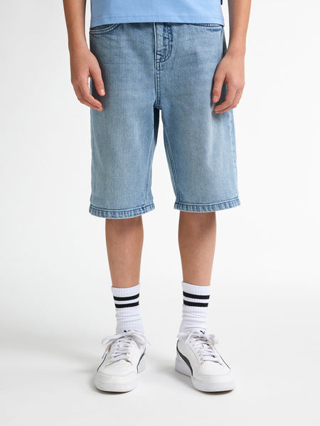 Lenox Loose Fit Denim Shorts Papaya