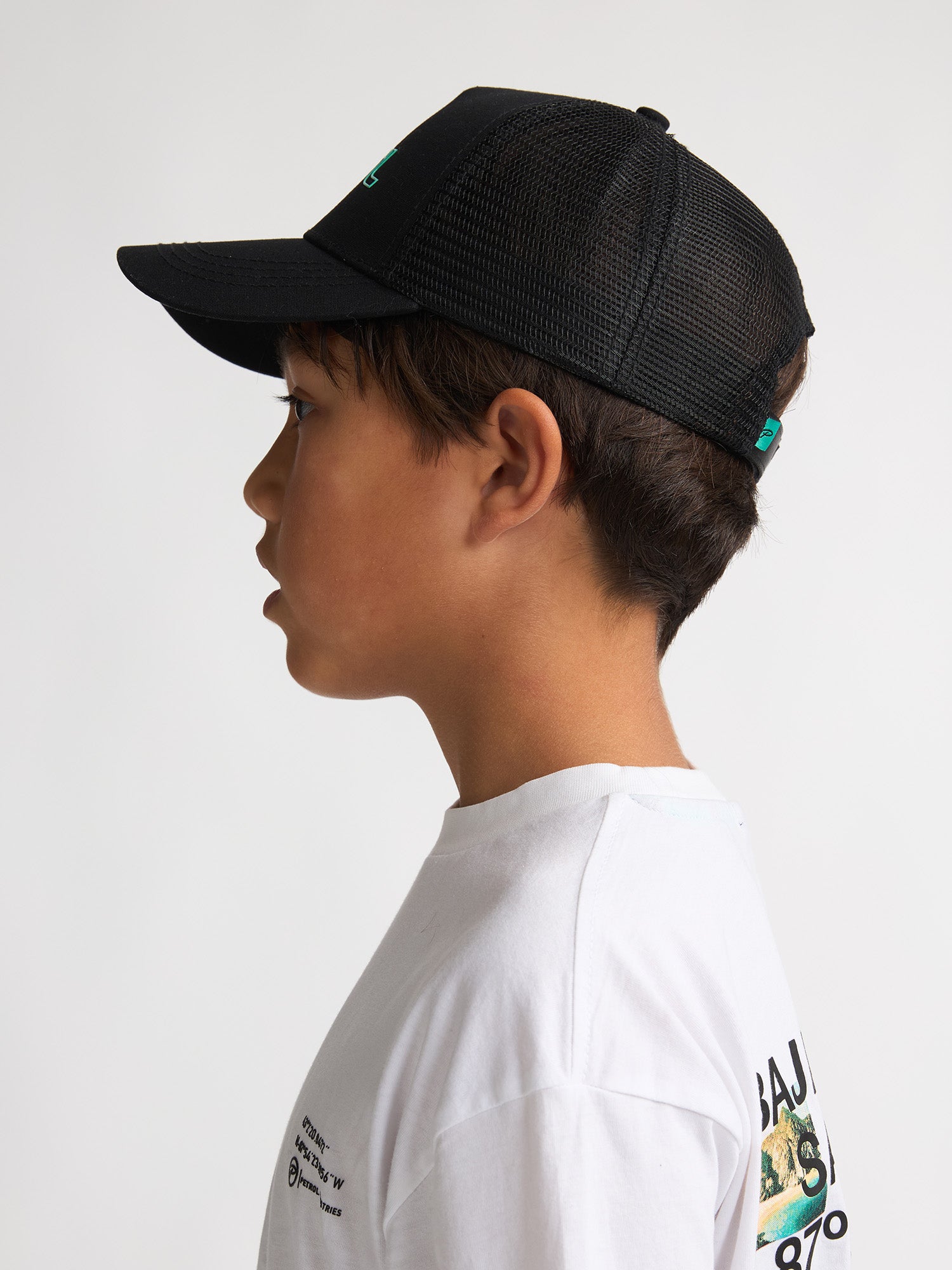 Petrol Industries Boys Accessories Cap Trucker Fit Black