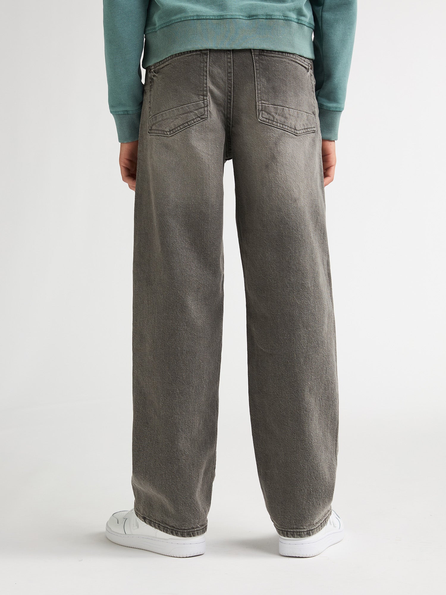 Petrol Industries Boys LENOX - Boys Denim Loose Fit Loose Fit Silver Grey