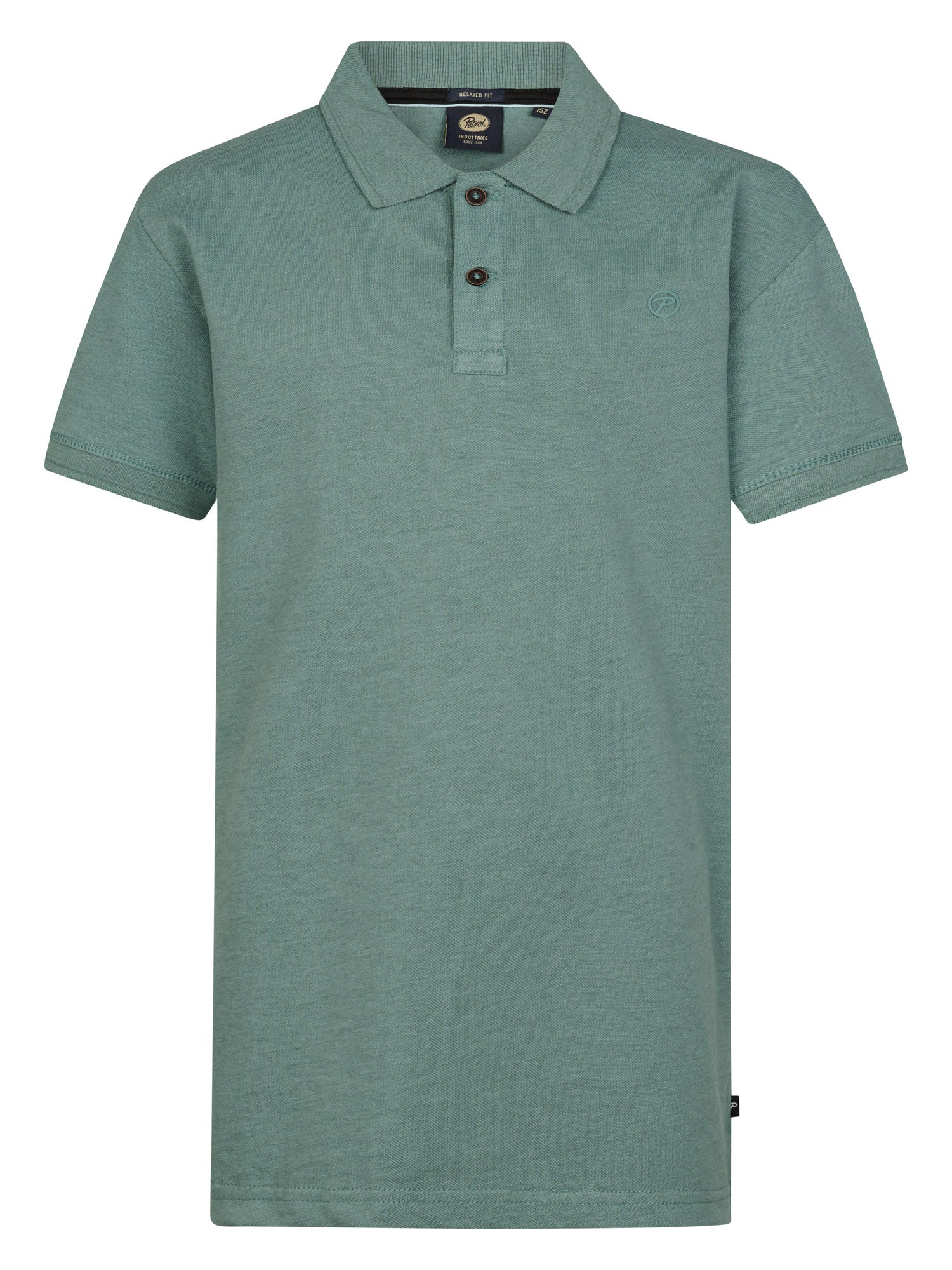 Petrol Industries Boys Polo Short Sleeve Relaxed Fit Oil Green