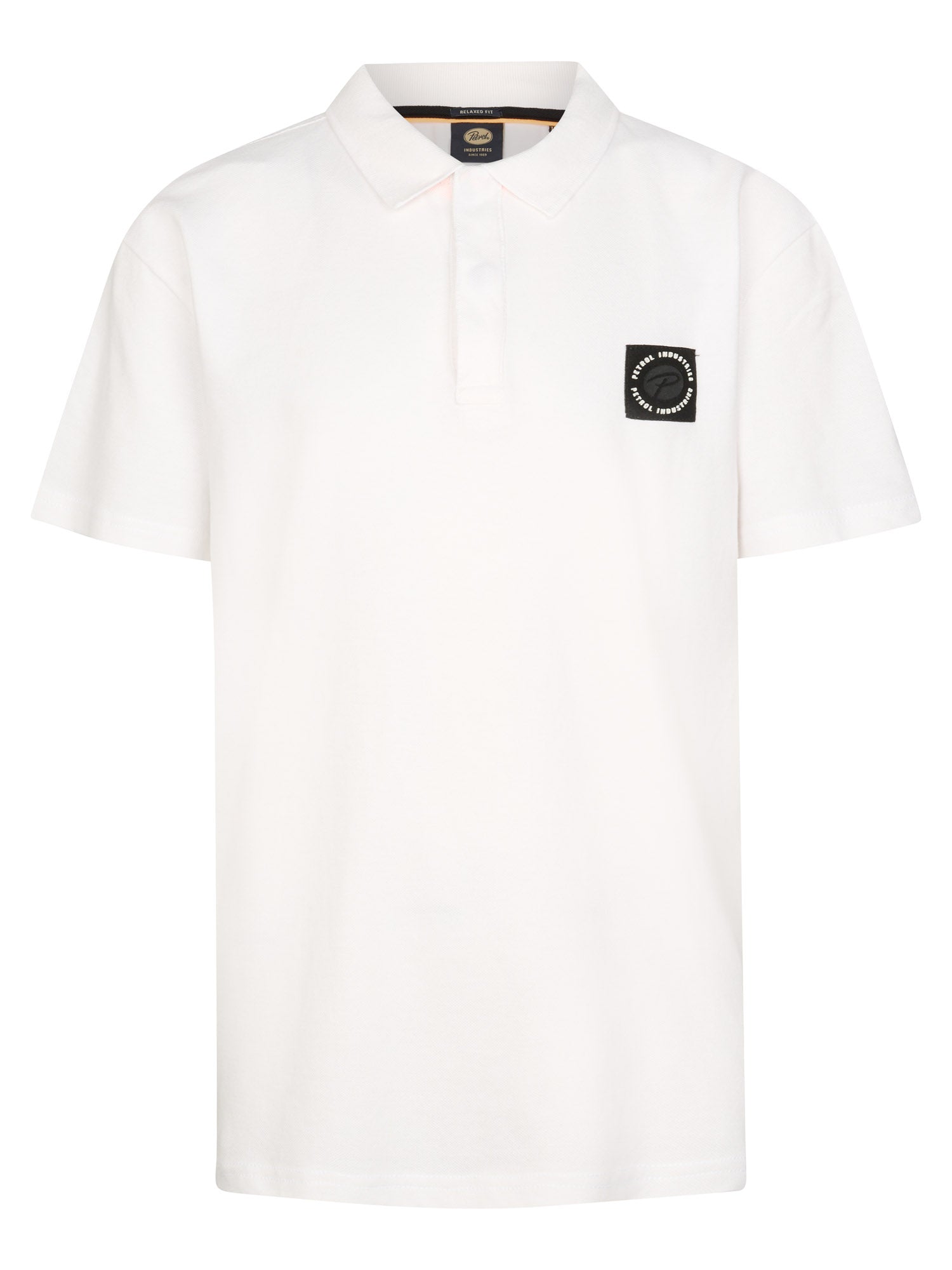 Petrol Industries Boys Polo Short Sleeve Relaxed Fit Bright White