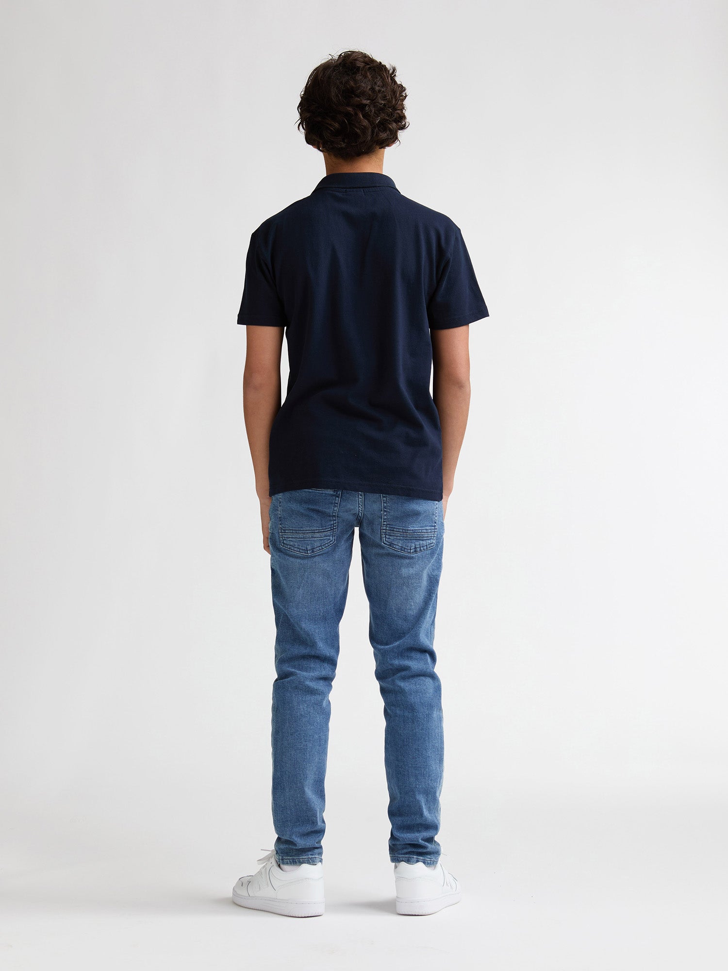 Petrol Industries Boys Polo Short Sleeve Relaxed Fit Navy Blue