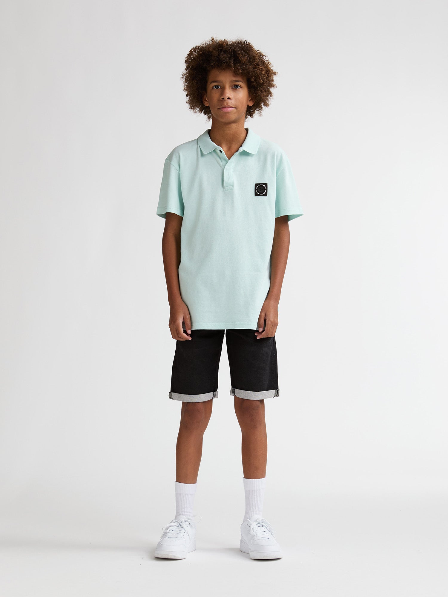 Petrol Industries Boys Polo Short Sleeve Relaxed Fit Cool Mint