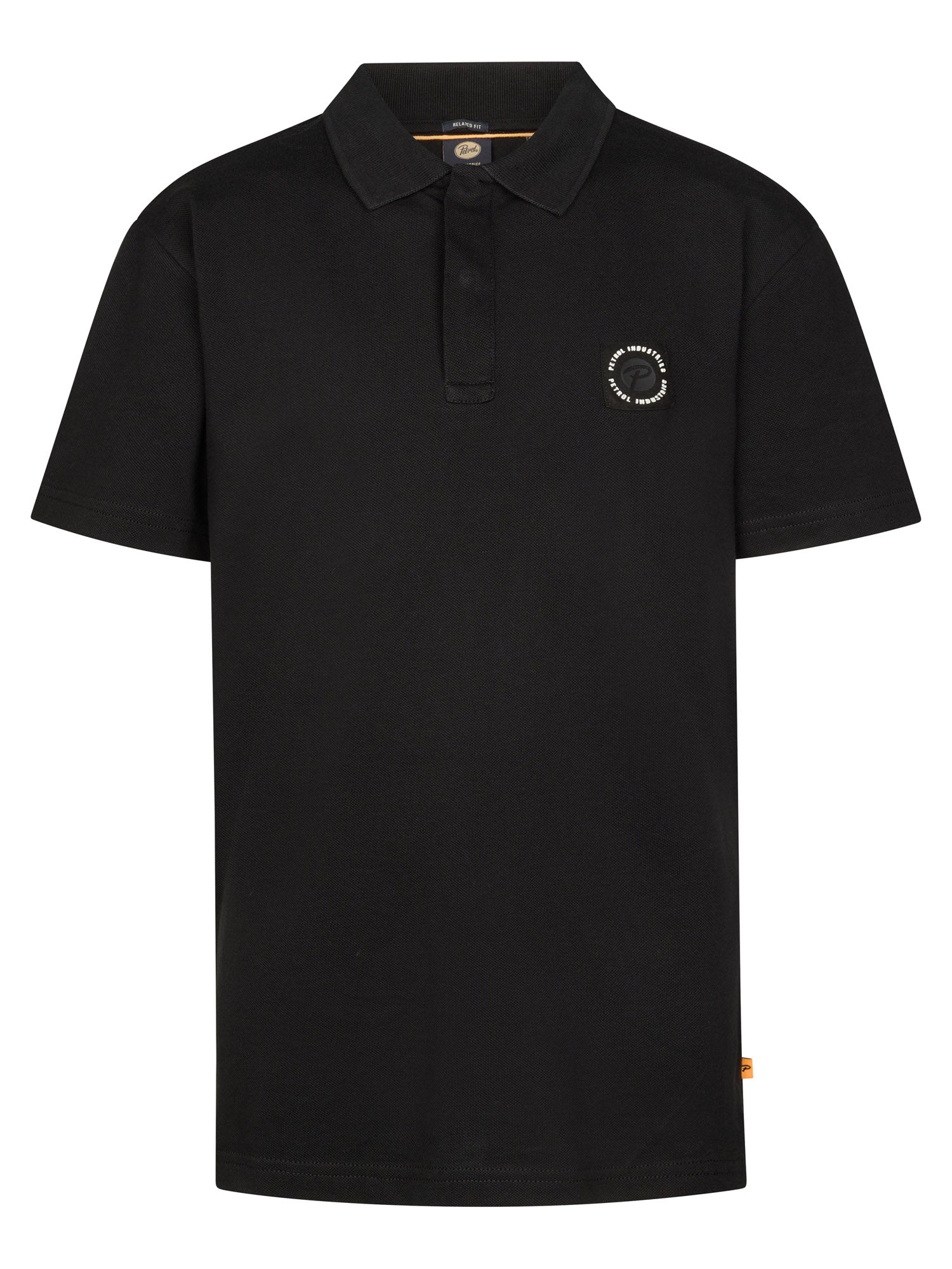 Petrol Industries Boys Polo Short Sleeve Relaxed Fit Black