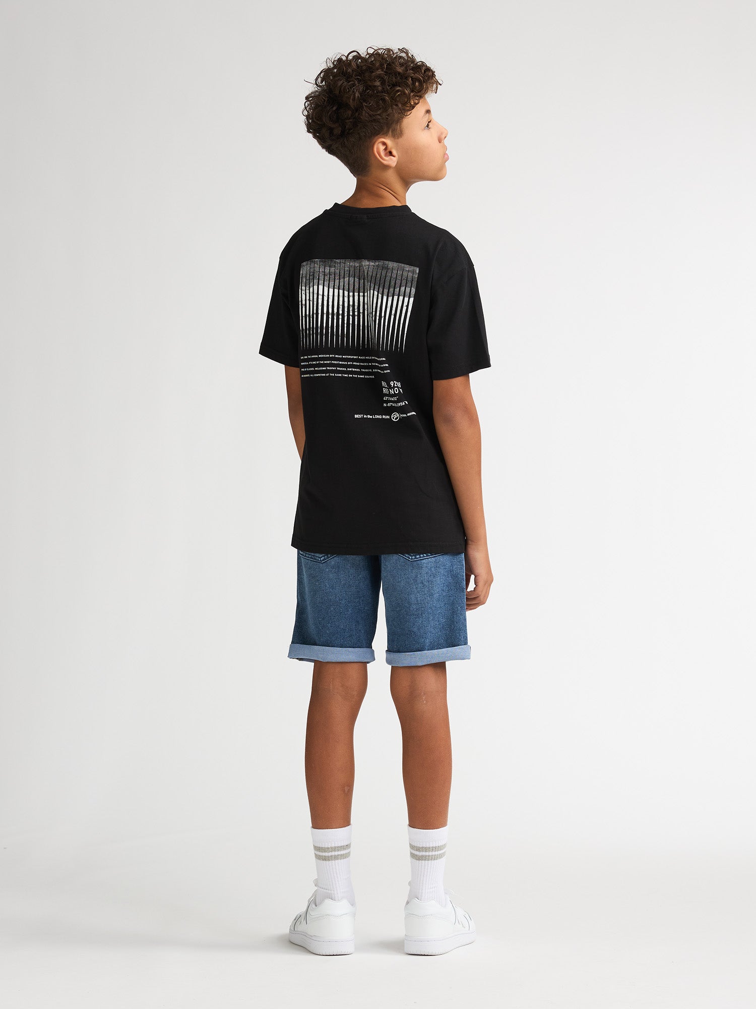 Petrol Industries Boys JACKSON - Boys Denim Jogg Short Slim Fit Light Used
