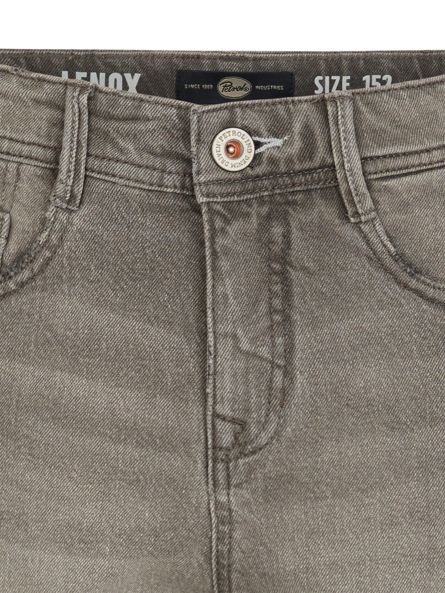 Petrol Industries Boys LENOX - Boys Denim Short Loose Fit Loose Fit Silver Gray