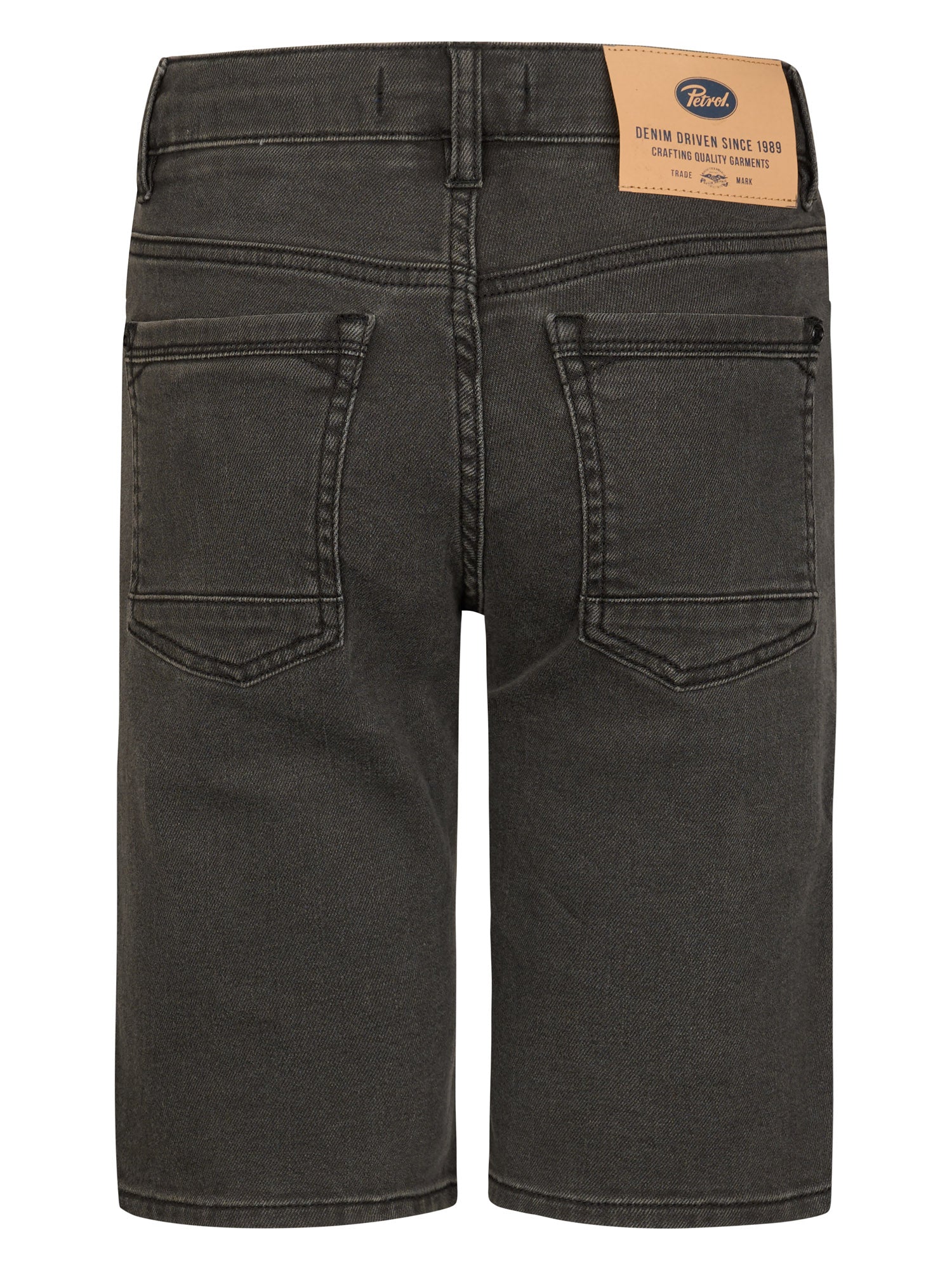Petrol Industries Boys BASSANO - Boys Denim Short Regular Fit Regular Fit Silver Gray