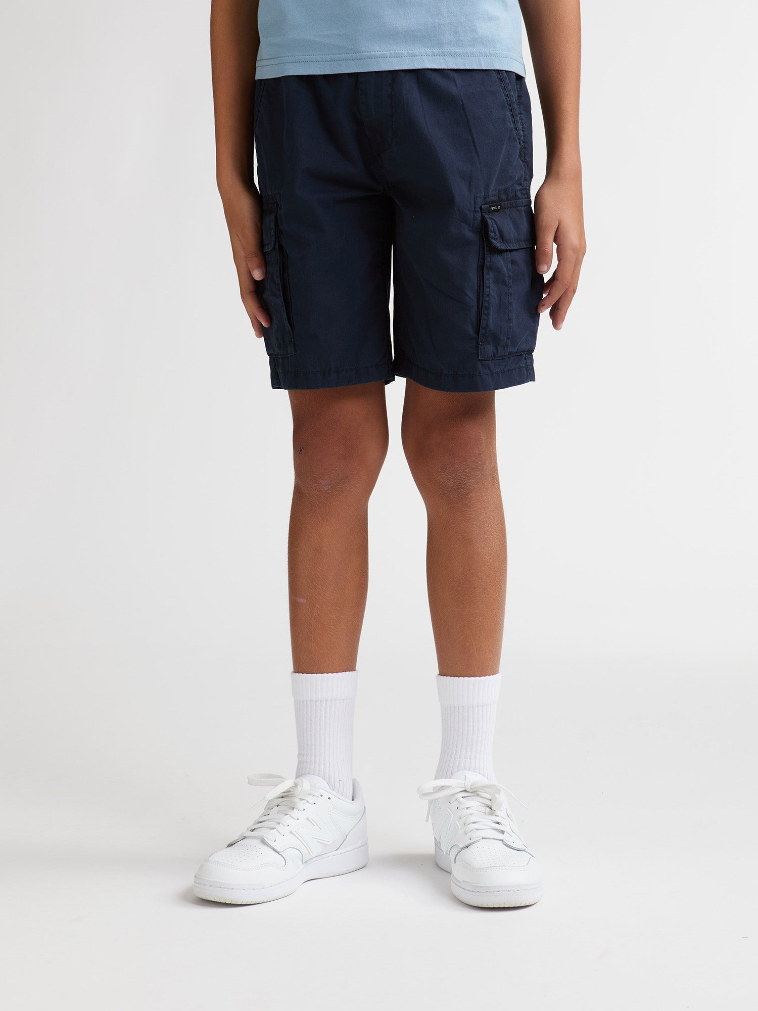Petrol Industries Boys Shorts Cargo Fit Navy Blue