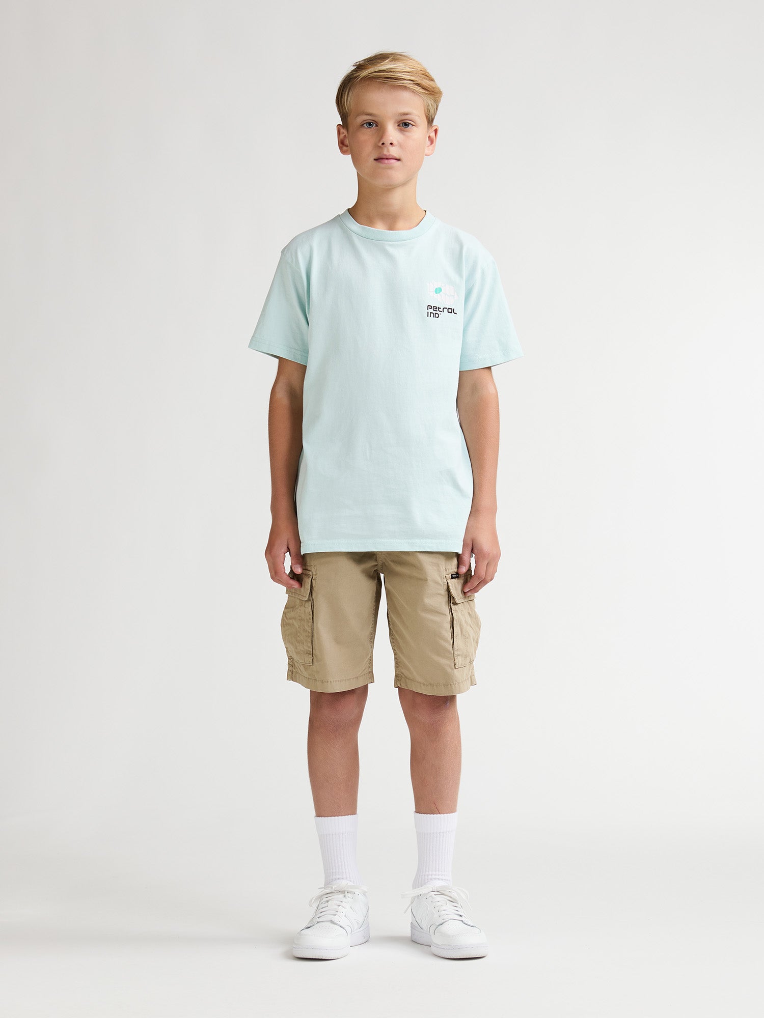 Petrol Industries Boys Shorts Cargo Fit Light Tan