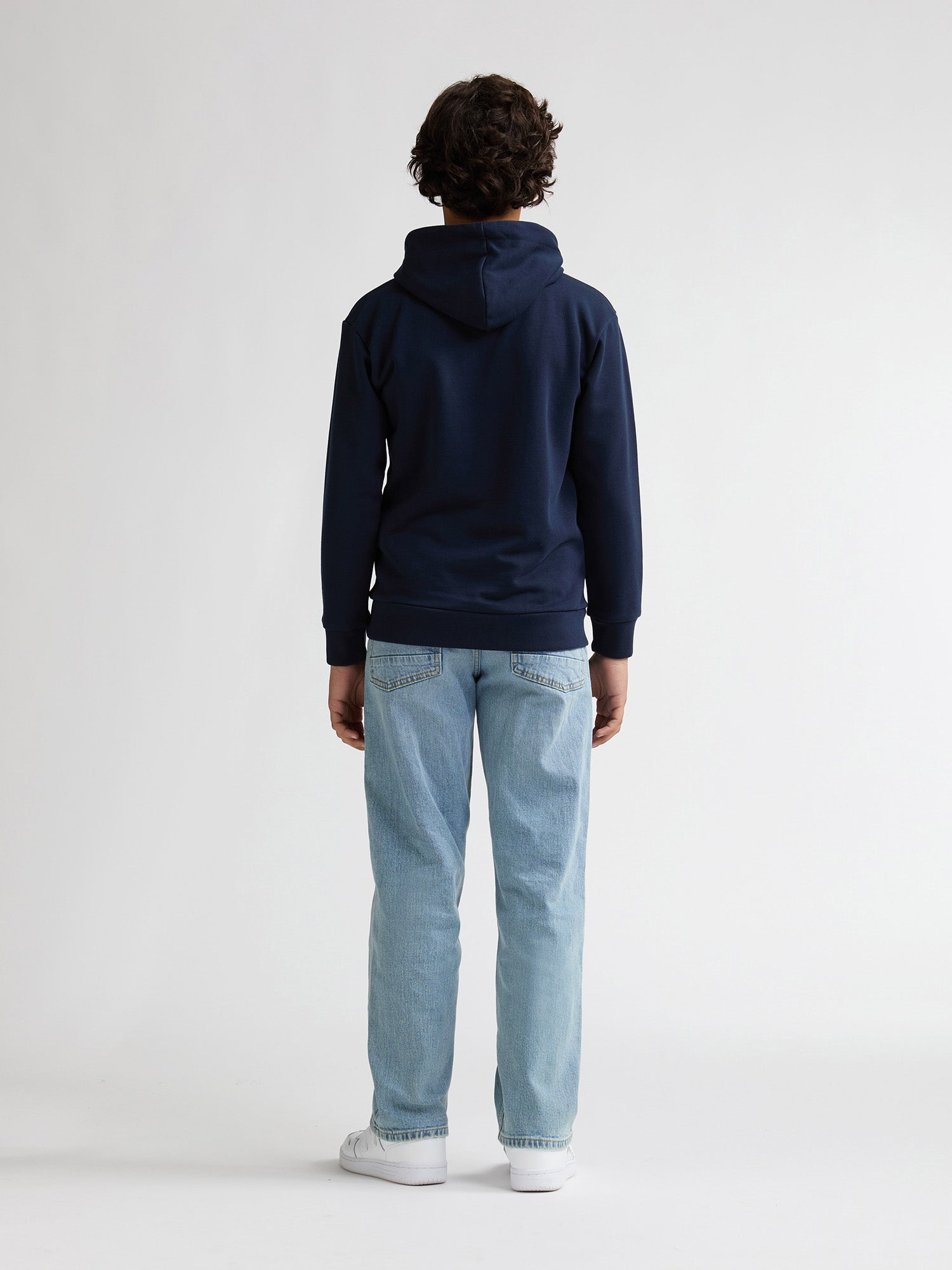 Petrol Industries Boys Sweater Hooded Relaxed Fit Navy Blue