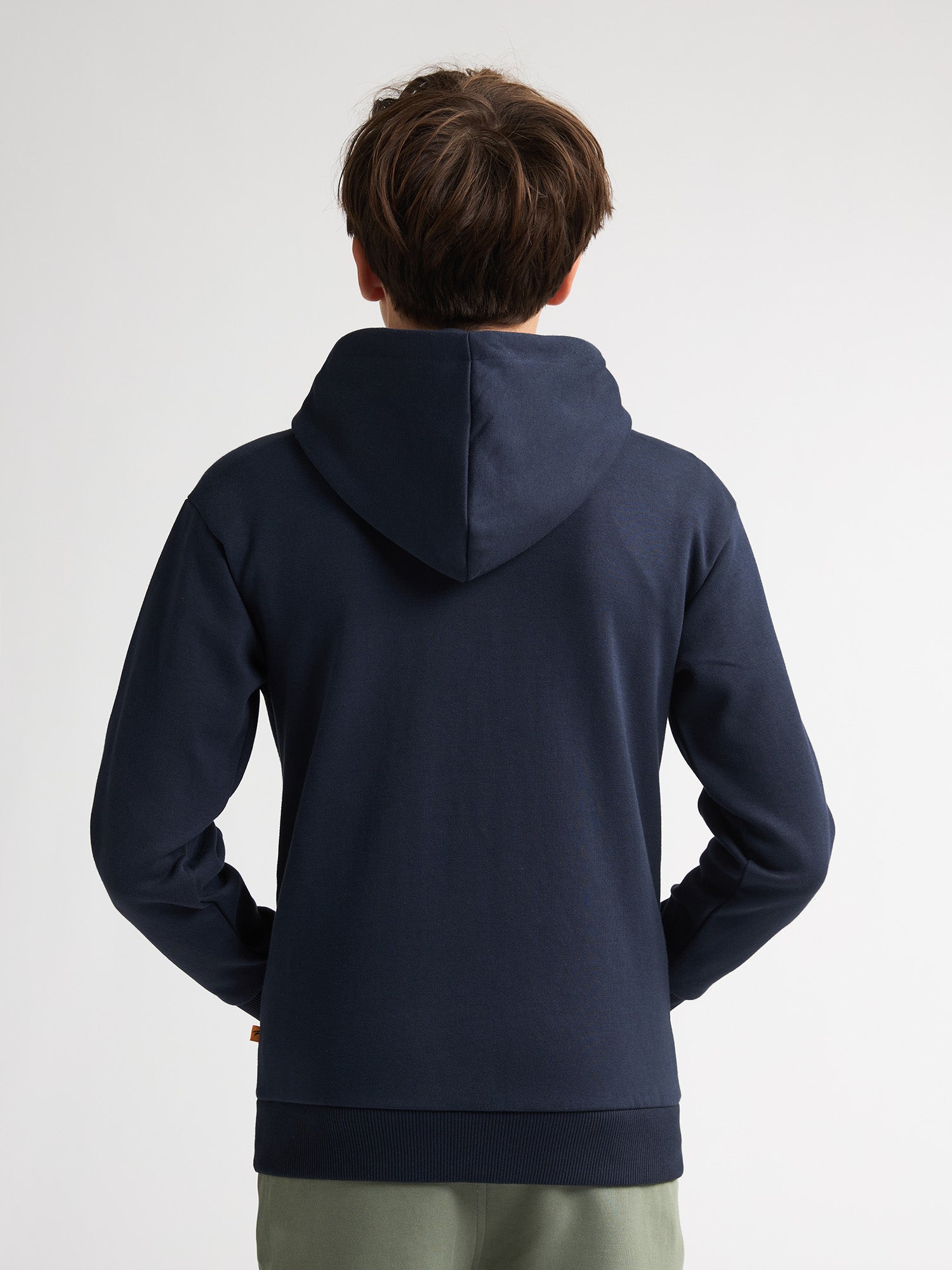 Petrol Industries Boys Sweater Hooded Zip Relaxed Fit Navy Blue
