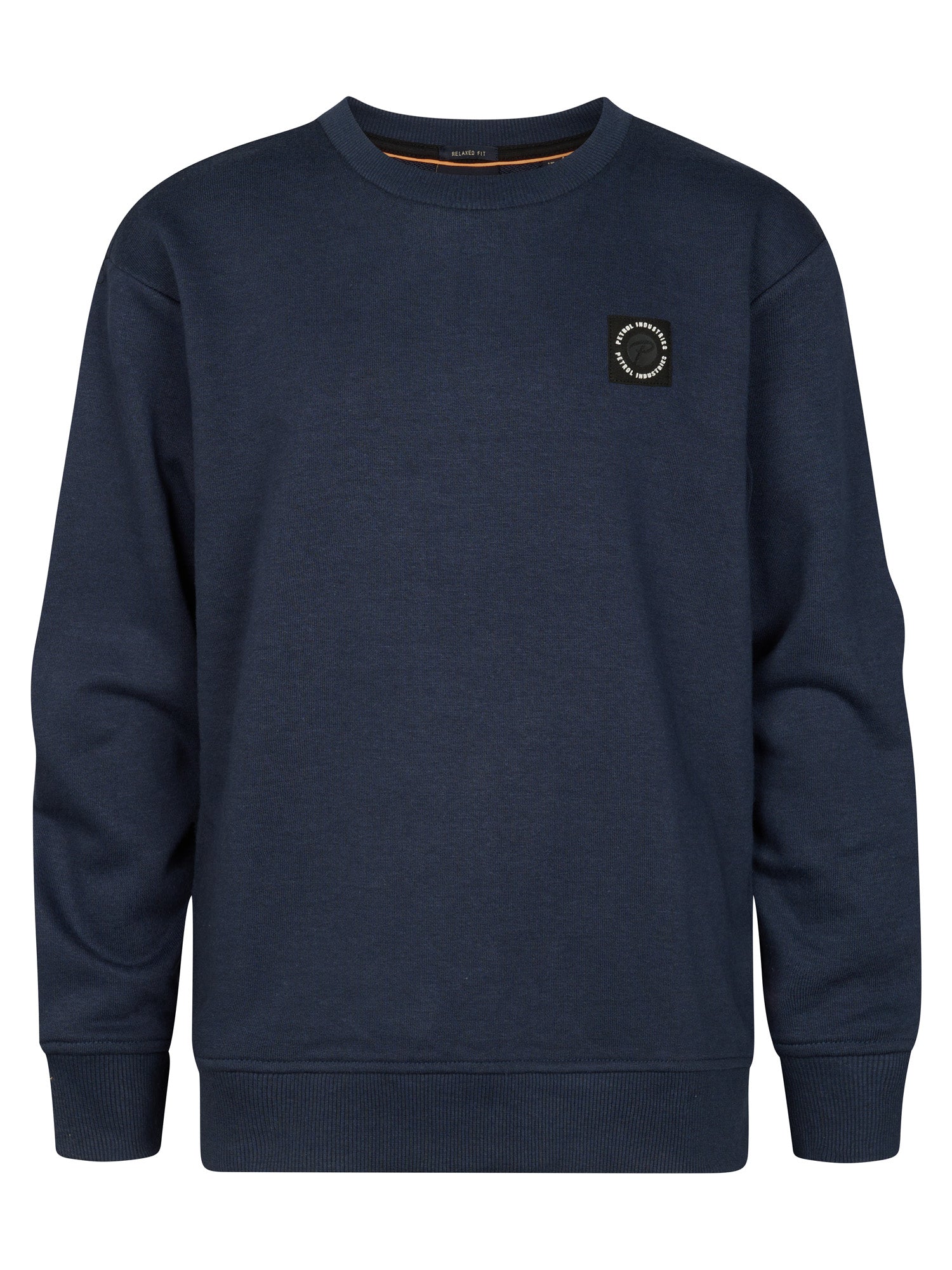 Petrol Industries Boys Sweater Round Neck Relaxed Fit Navy Blue