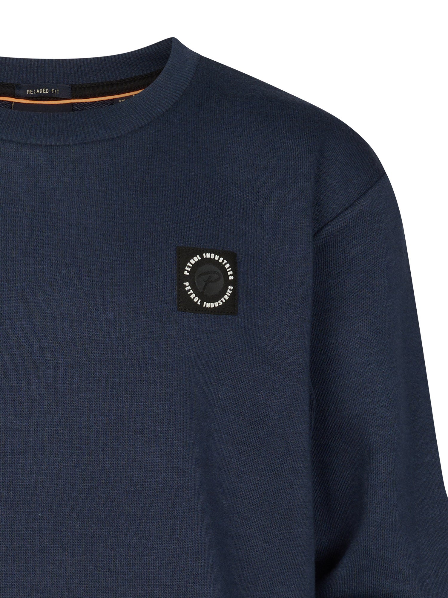 Petrol Industries Boys Sweater Round Neck Relaxed Fit Navy Blue