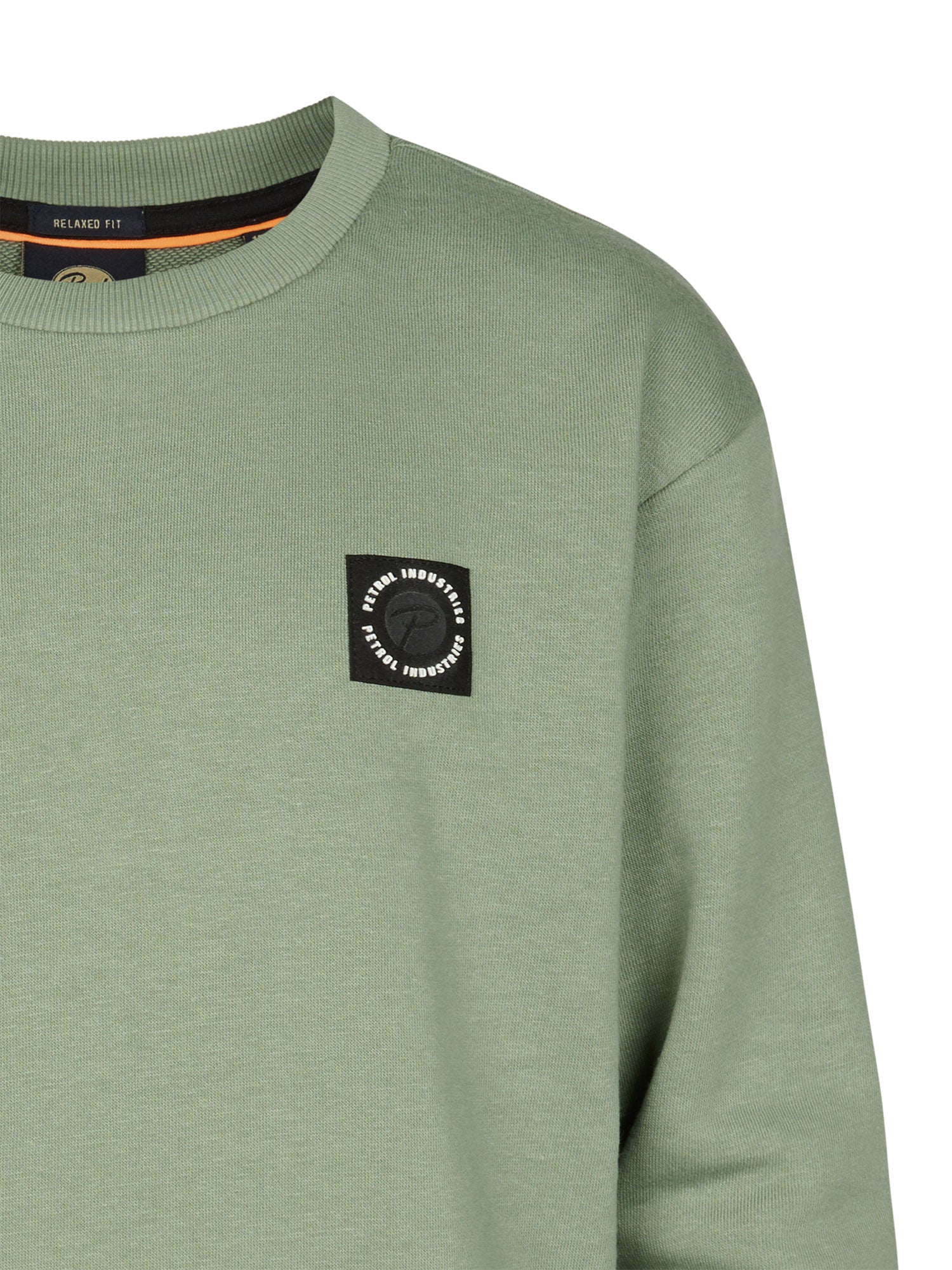Petrol Industries Boys Sweater Round Neck Relaxed Fit Sage