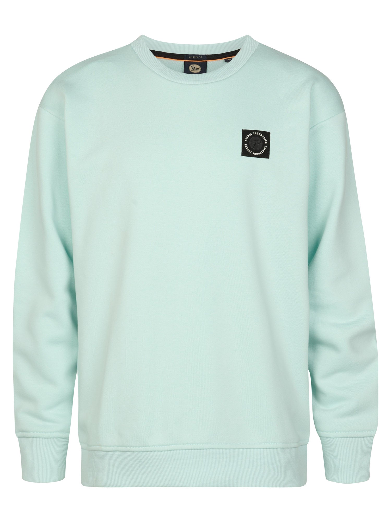 Petrol Industries Boys Sweater Round Neck Relaxed Fit Cool Mint
