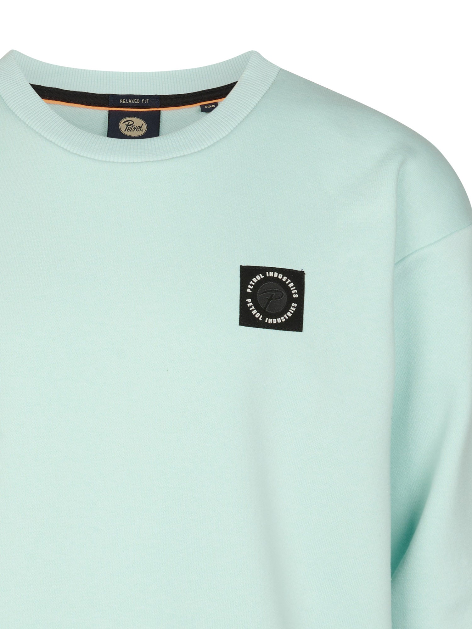 Petrol Industries Boys Sweater Round Neck Relaxed Fit Cool Mint