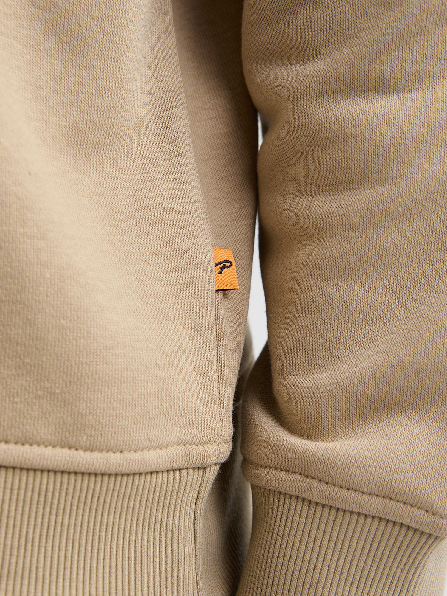 Petrol Industries Boys Sweater Round Neck Relaxed Fit Light Tan