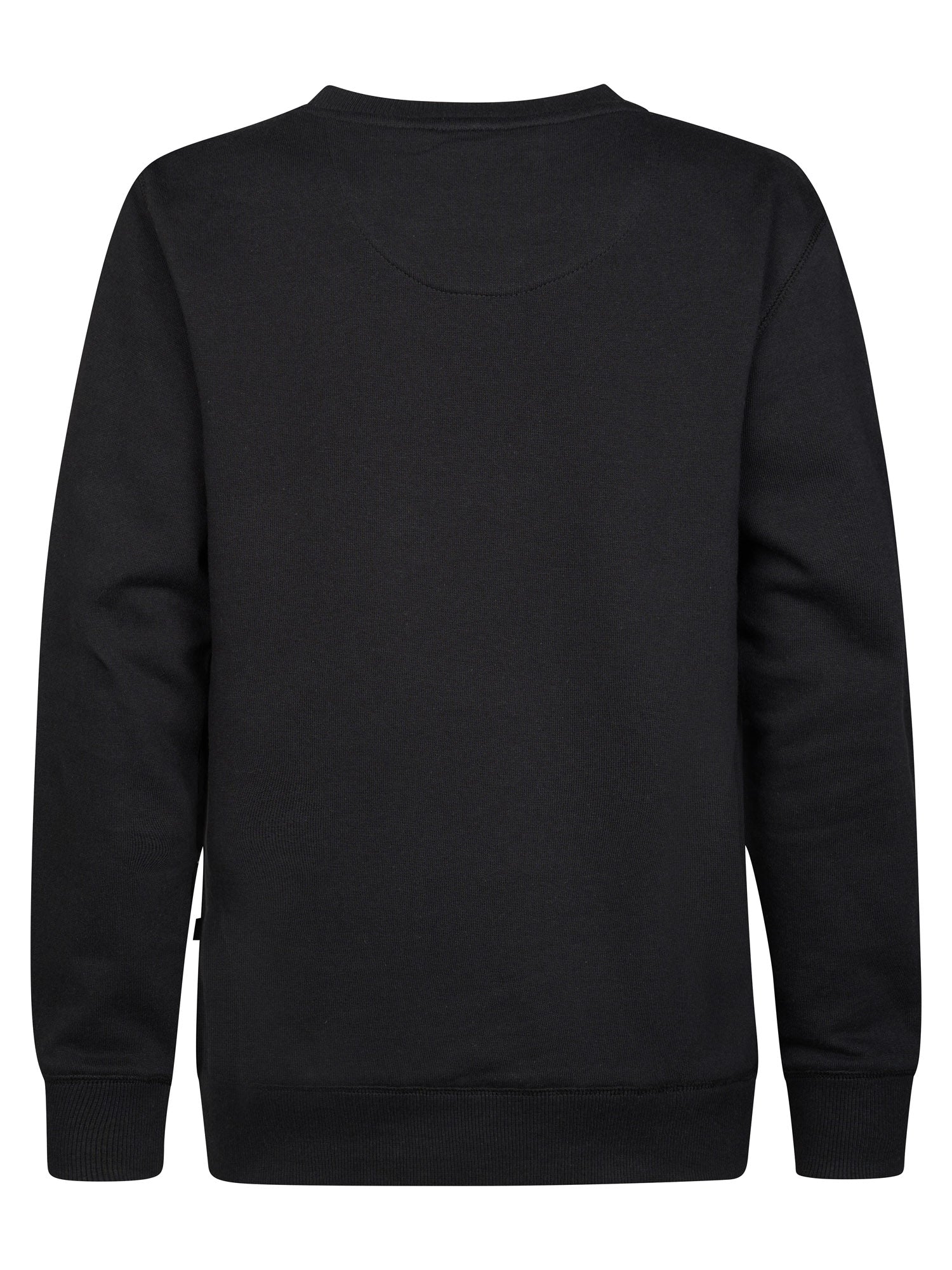 Petrol Industries Boys Sweater Round Neck Print Regular Fit Black