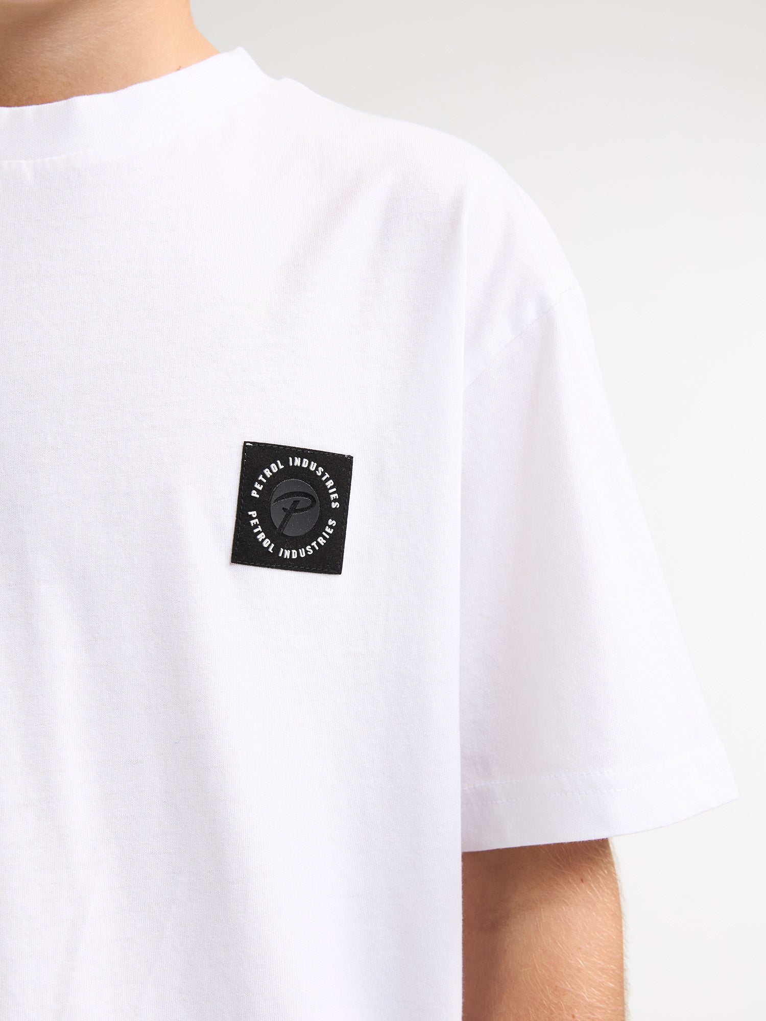 Petrol Industries Boys T-Shirt Short Sleeve Relaxed Fit Bright White