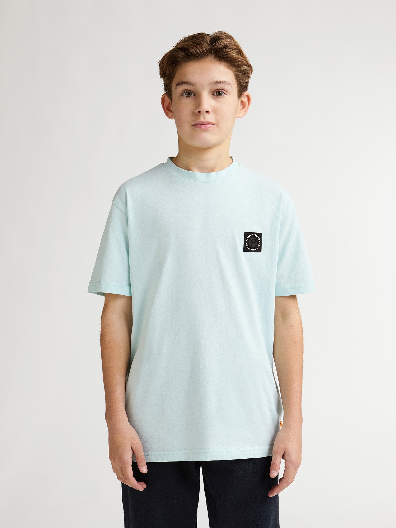 Petrol Industries Boys T-Shirt Short Sleeve Relaxed Fit Cool Mint