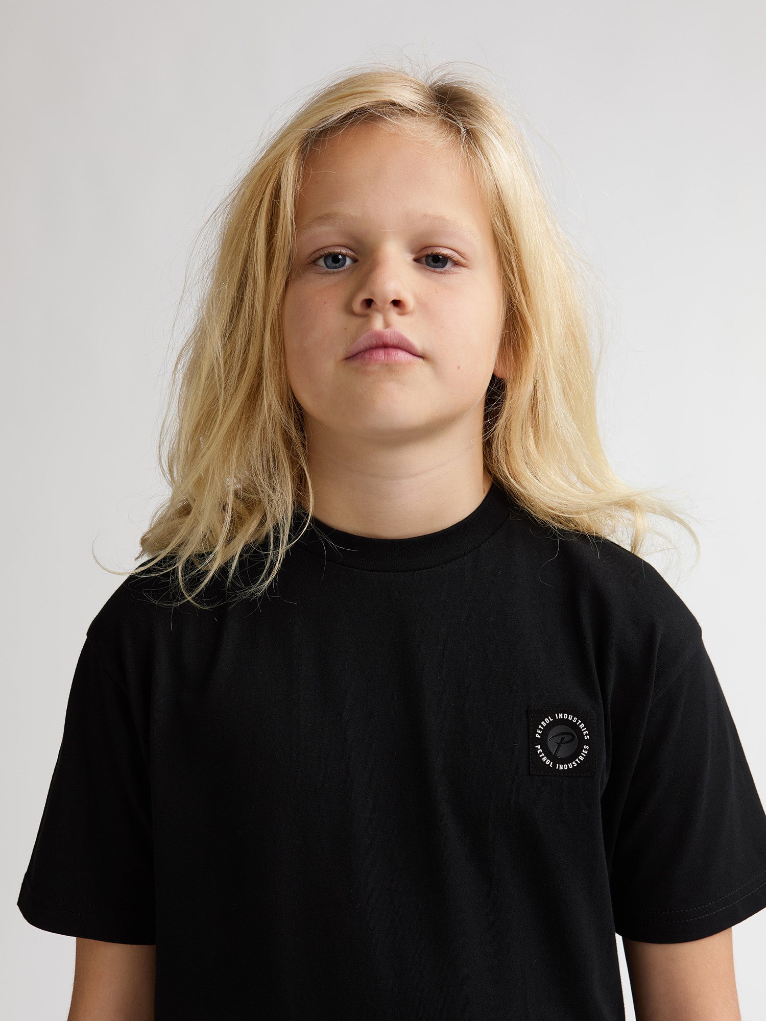 Petrol Industries Boys T-Shirt Short Sleeve Relaxed Fit Black