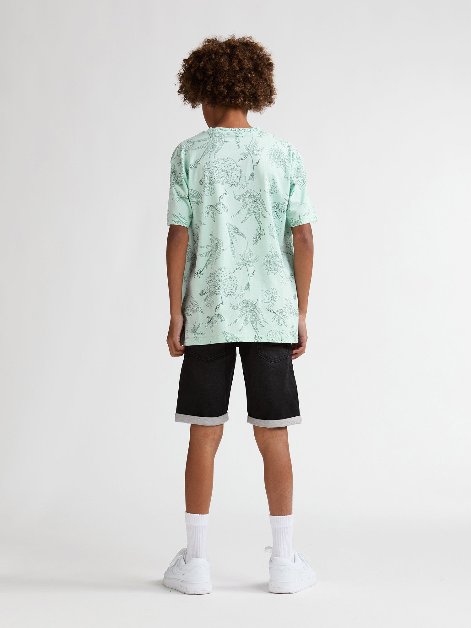 Petrol Industries Boys T-Shirt Short Sleeve Relaxed Fit Cool Mint