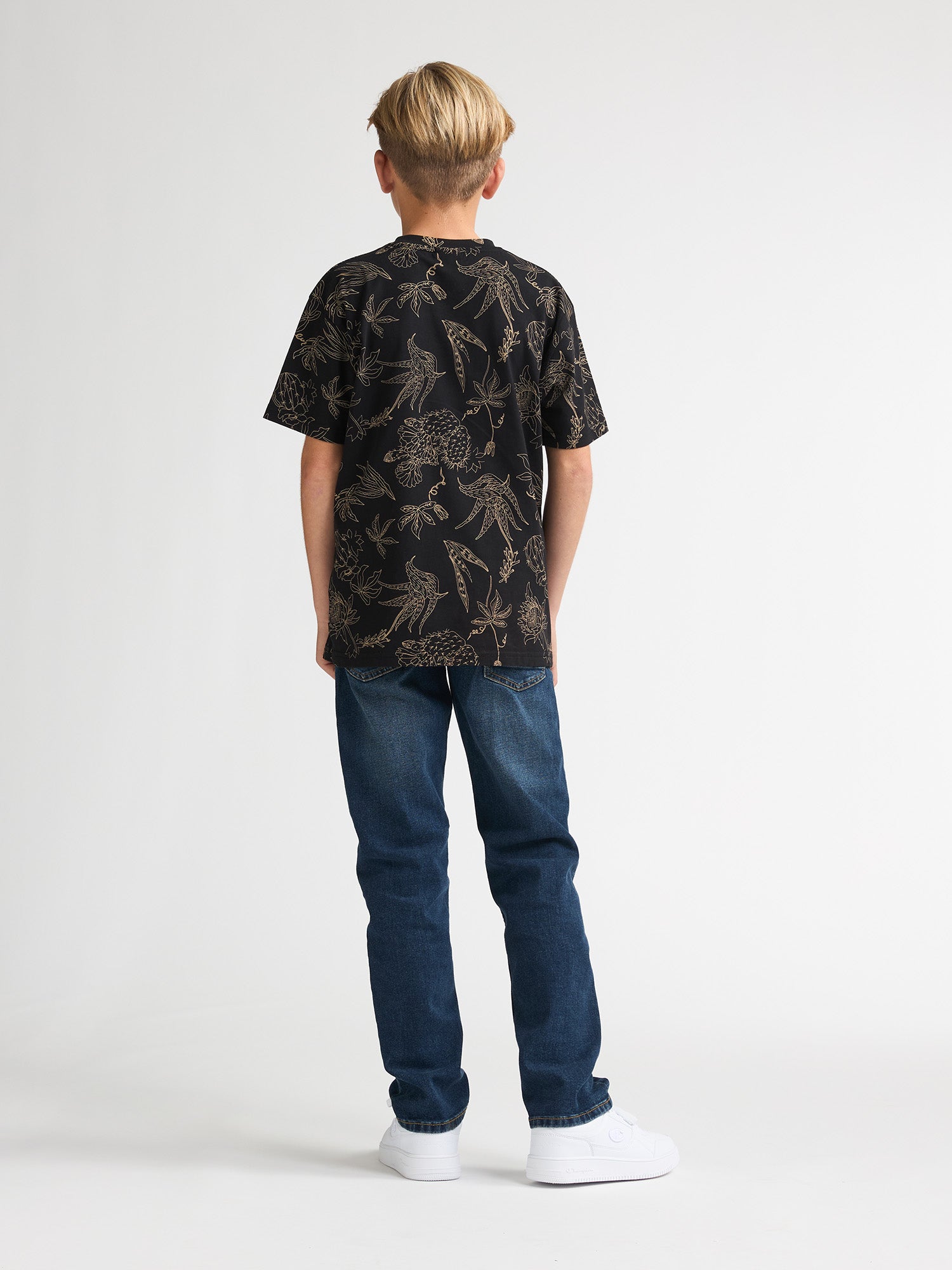 Petrol Industries Boys T-Shirt Short Sleeve Relaxed Fit Black