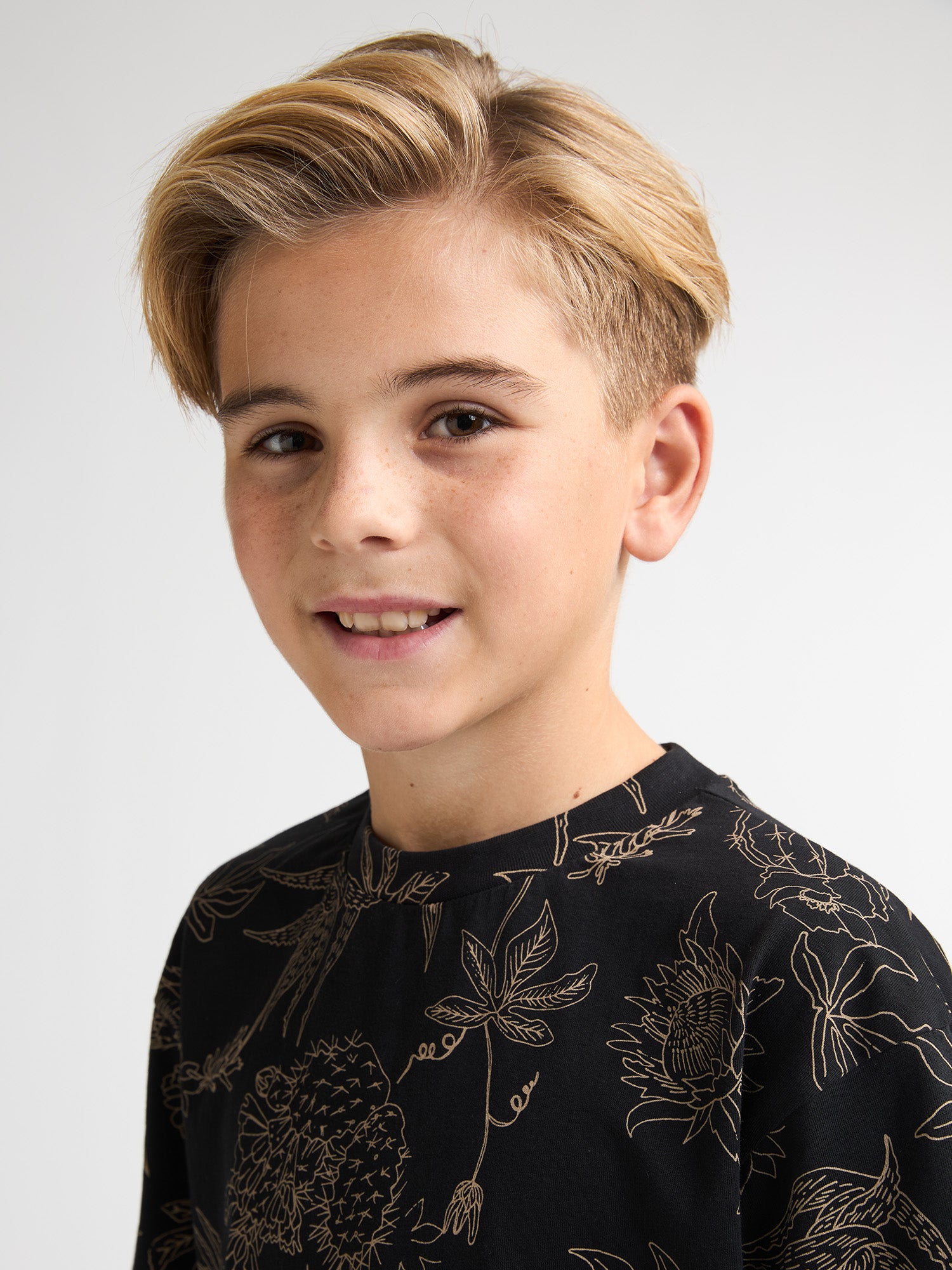 Petrol Industries Boys T-Shirt Short Sleeve Relaxed Fit Black