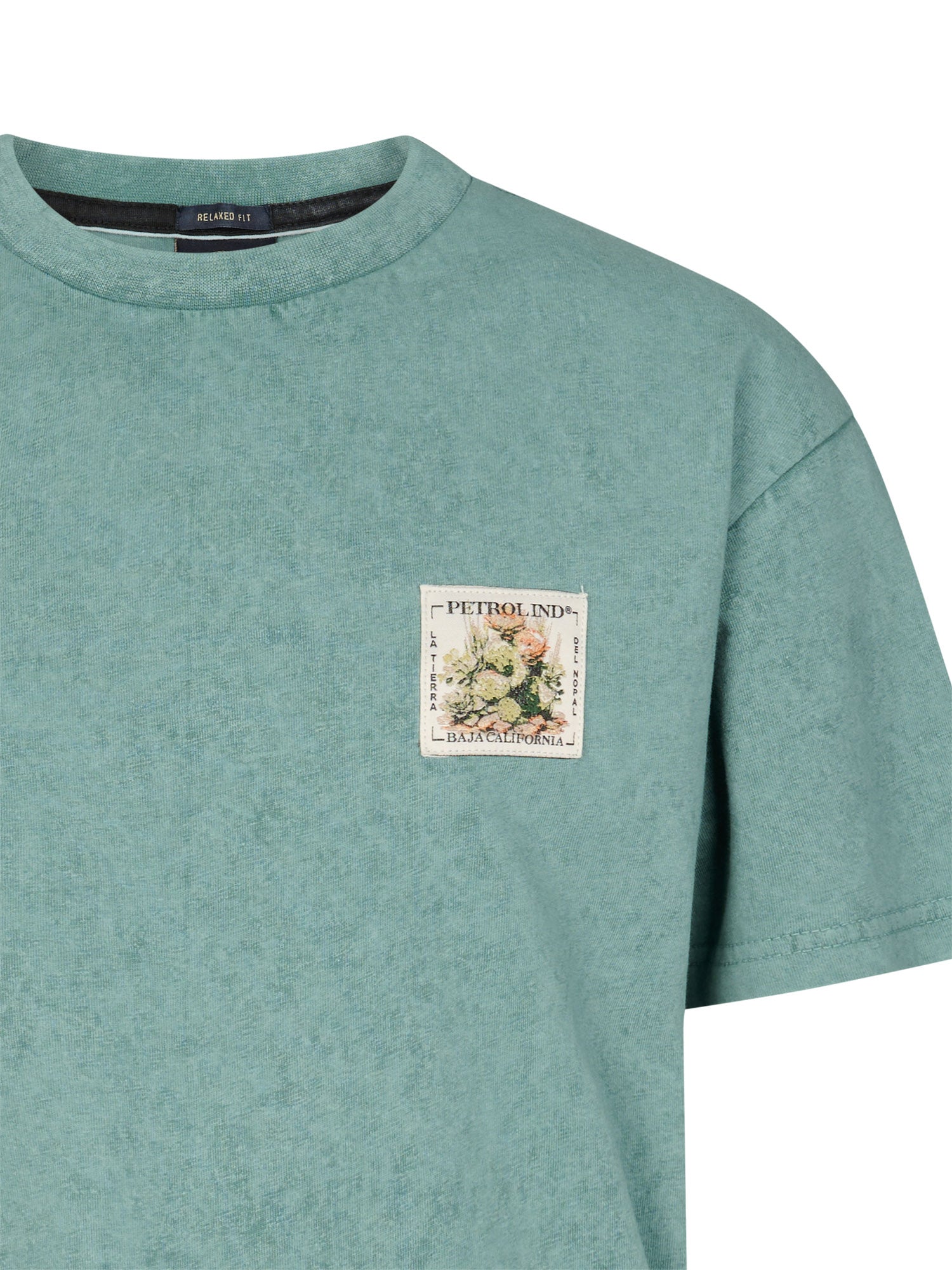 Petrol Industries Boys T-Shirt Short Sleeve Relaxed Fit Oil Green