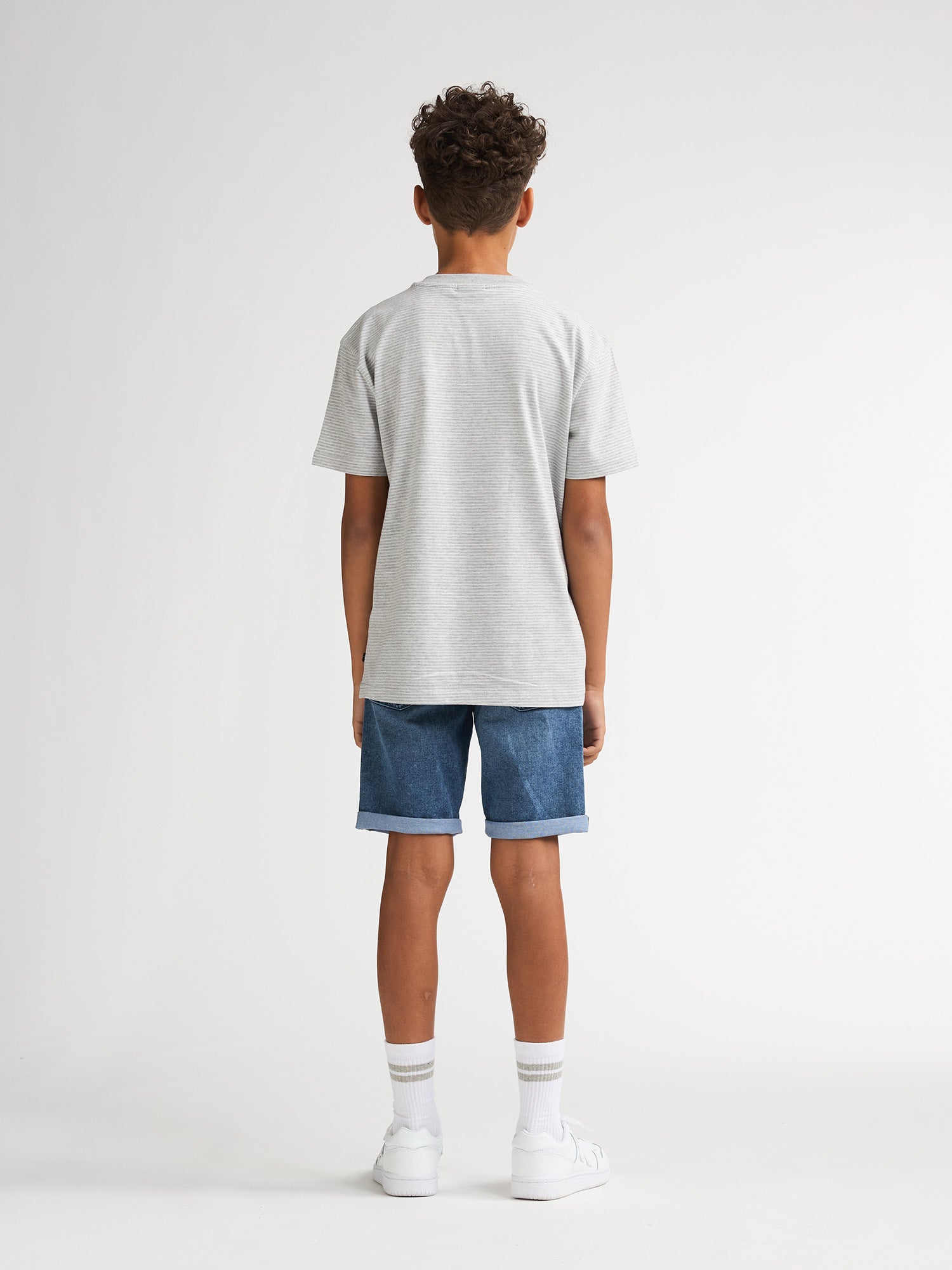 Petrol Industries Boys T-Shirt Short Sleeve Relaxed Fit Antique White Melee