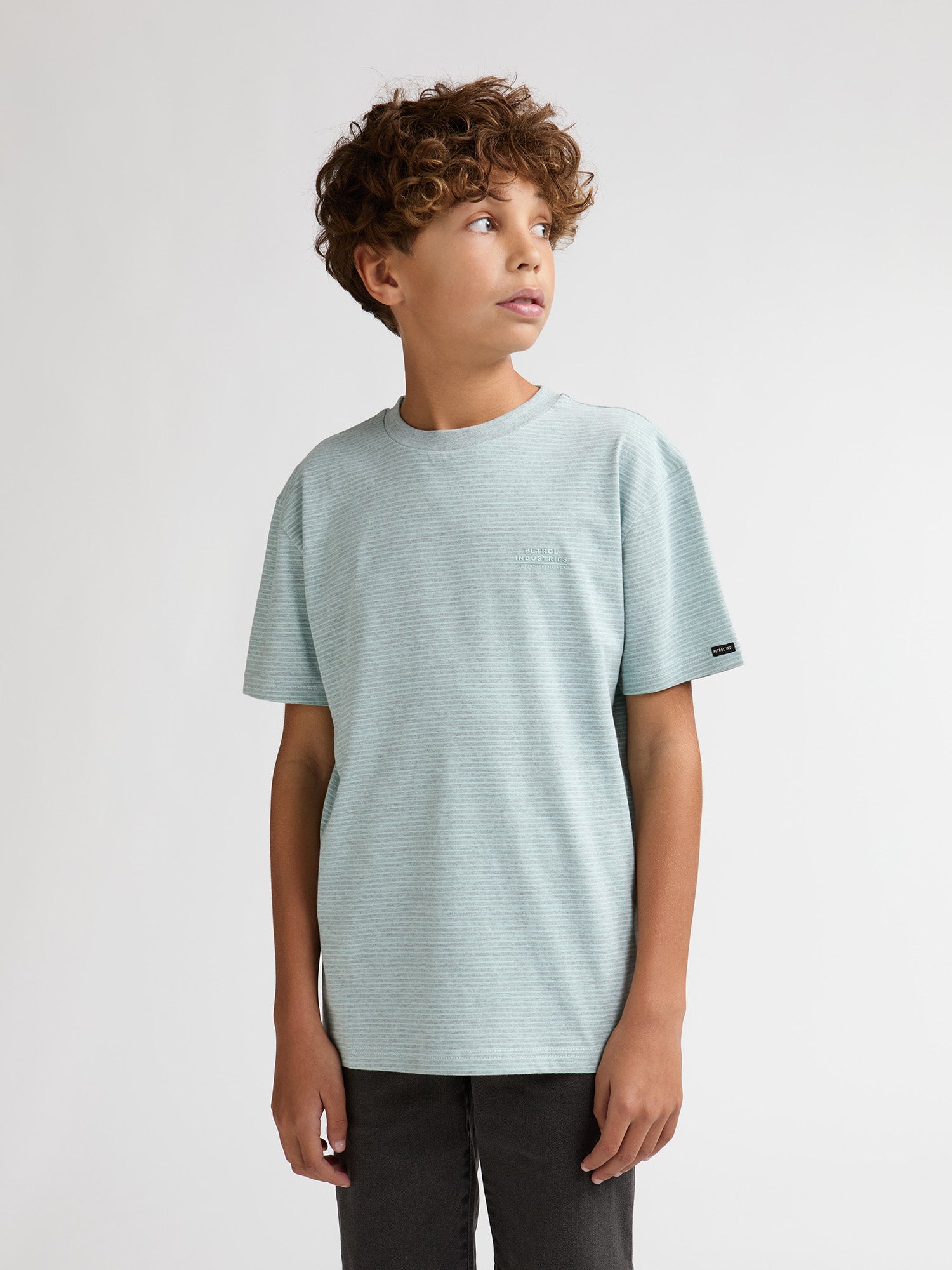 Petrol Industries Boys T-Shirt Short Sleeve Relaxed Fit Cool Mint