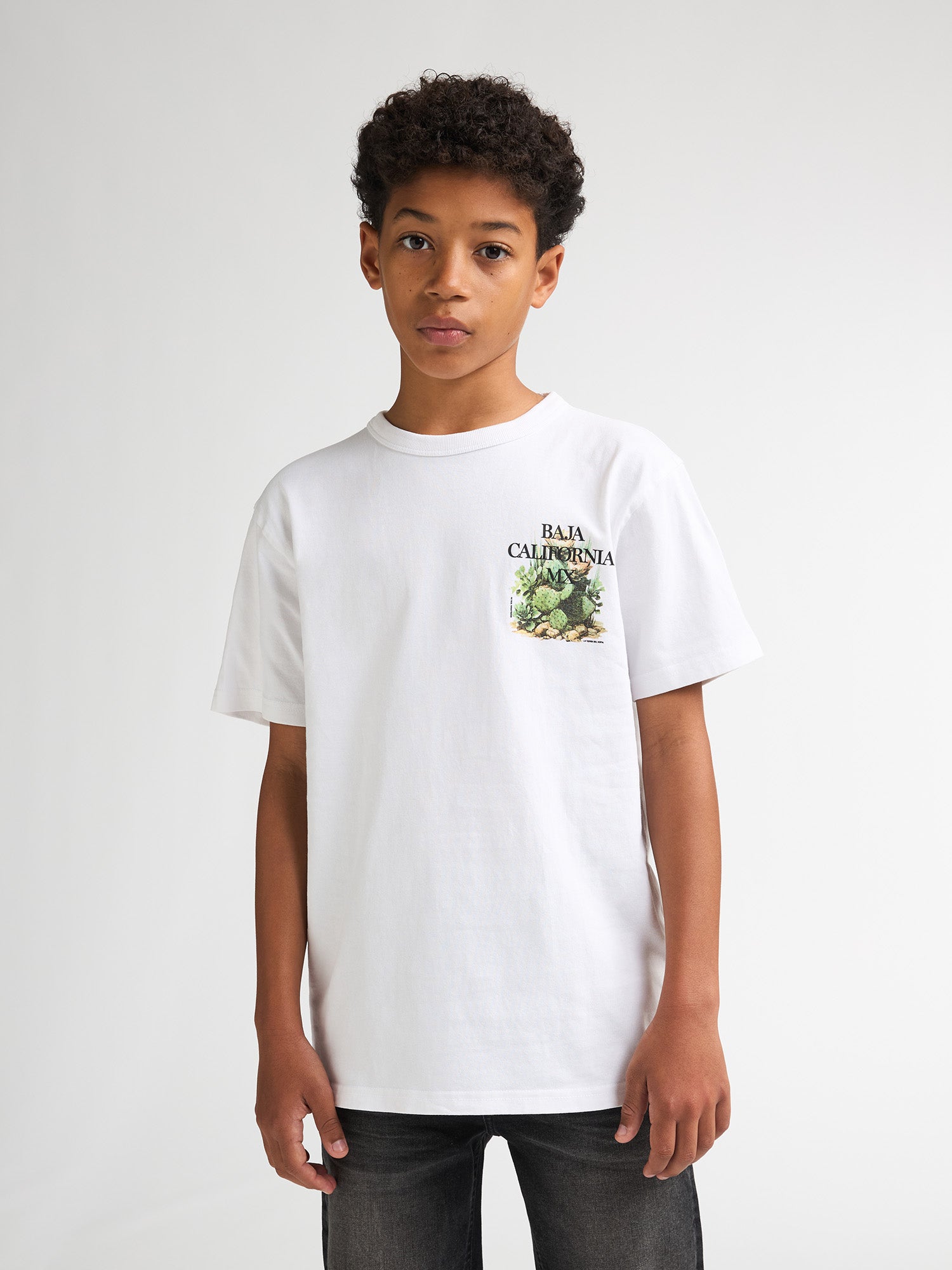 Petrol Industries Boys T-Shirt Short Sleeve Classic Print Relaxed Fit Bright White