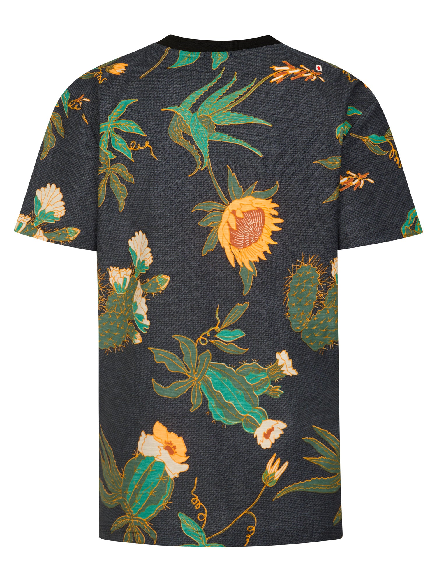 Petrol Industries Boys T-Shirt Short Sleeve All-Over Print Relaxed Fit Black