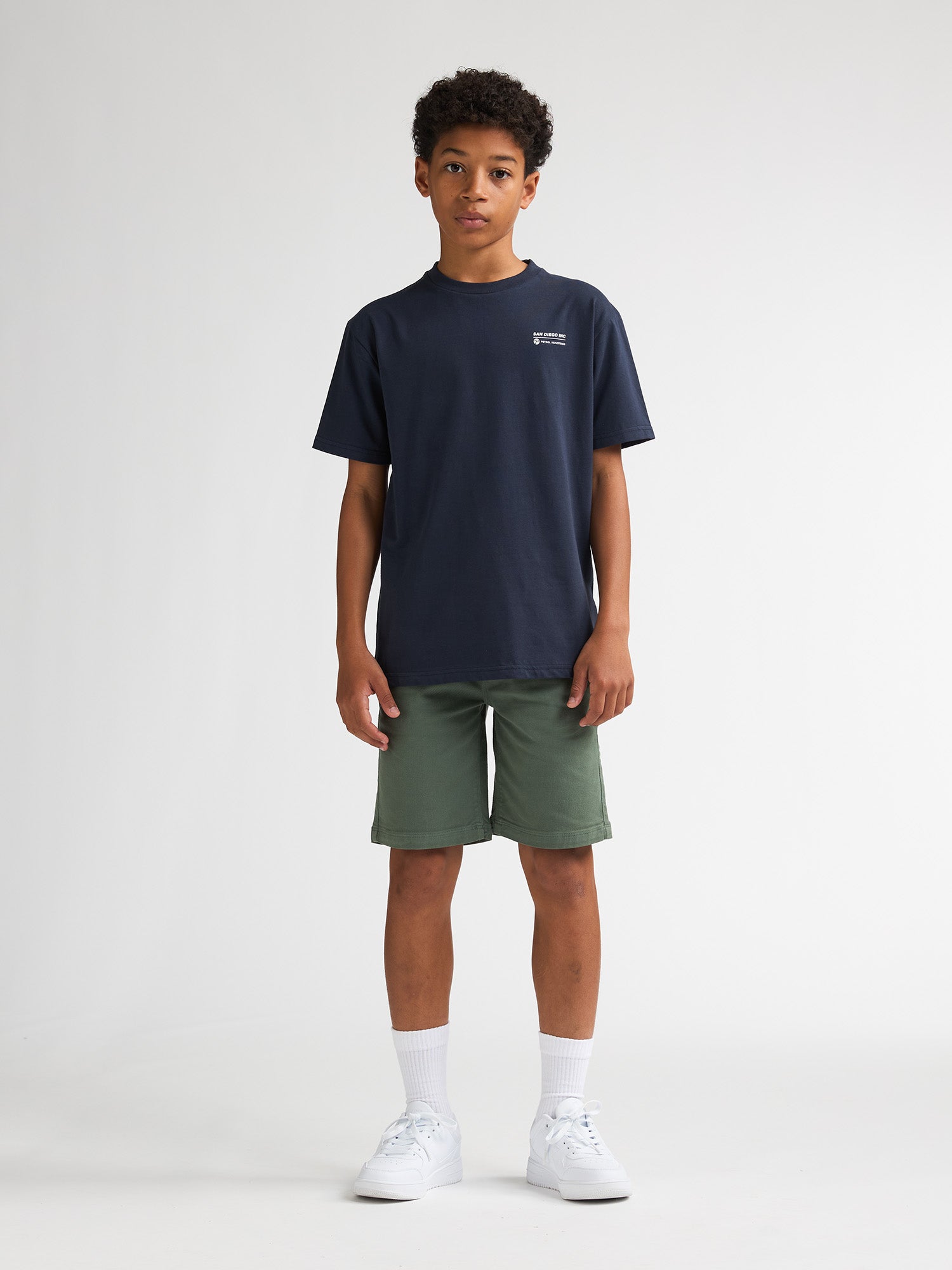 Petrol Industries Boys T-Shirt Short Sleeve Photo Print Relaxed Fit Navy Blue