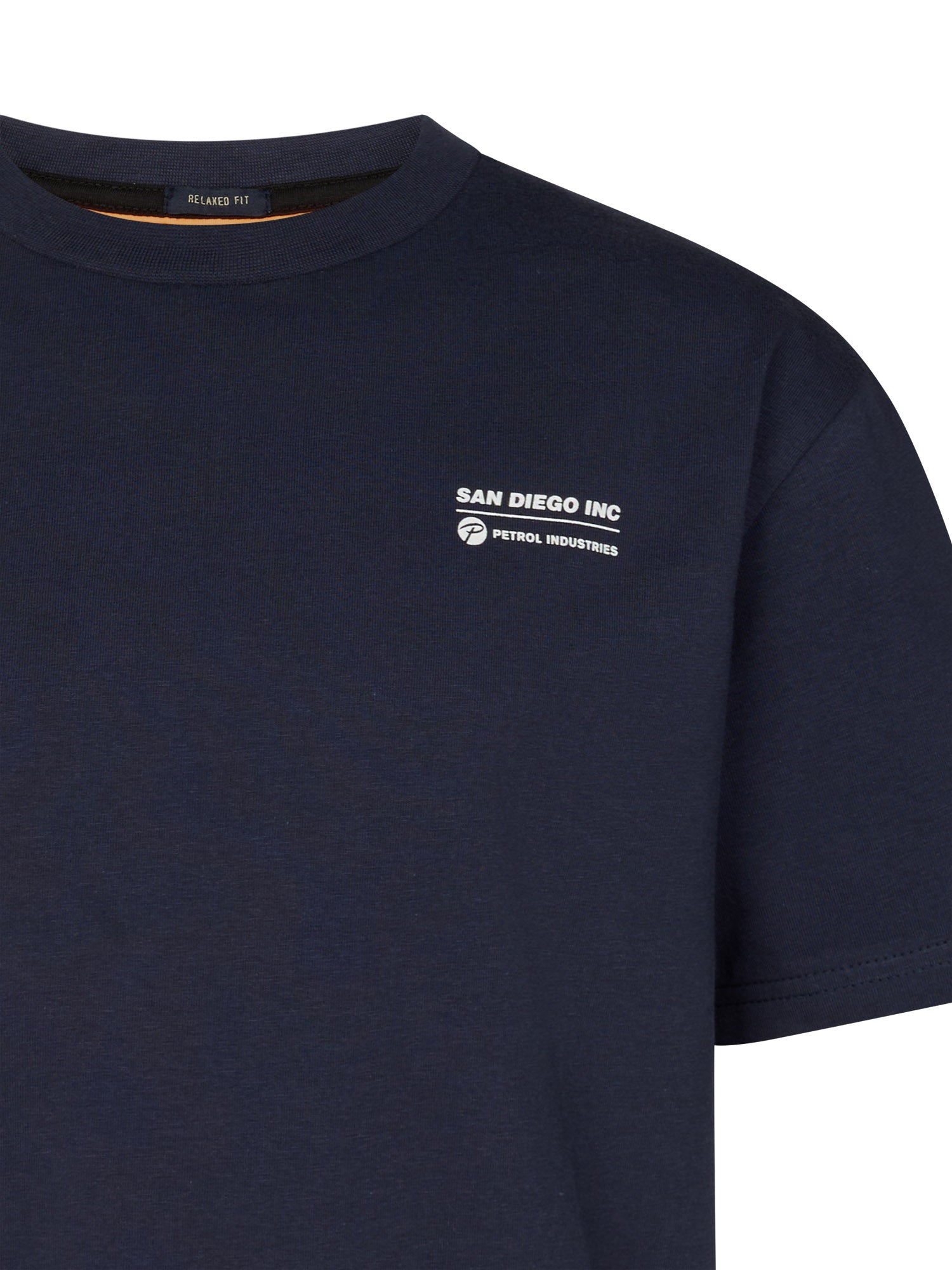 Petrol Industries Boys T-Shirt Short Sleeve Photo Print Relaxed Fit Navy Blue