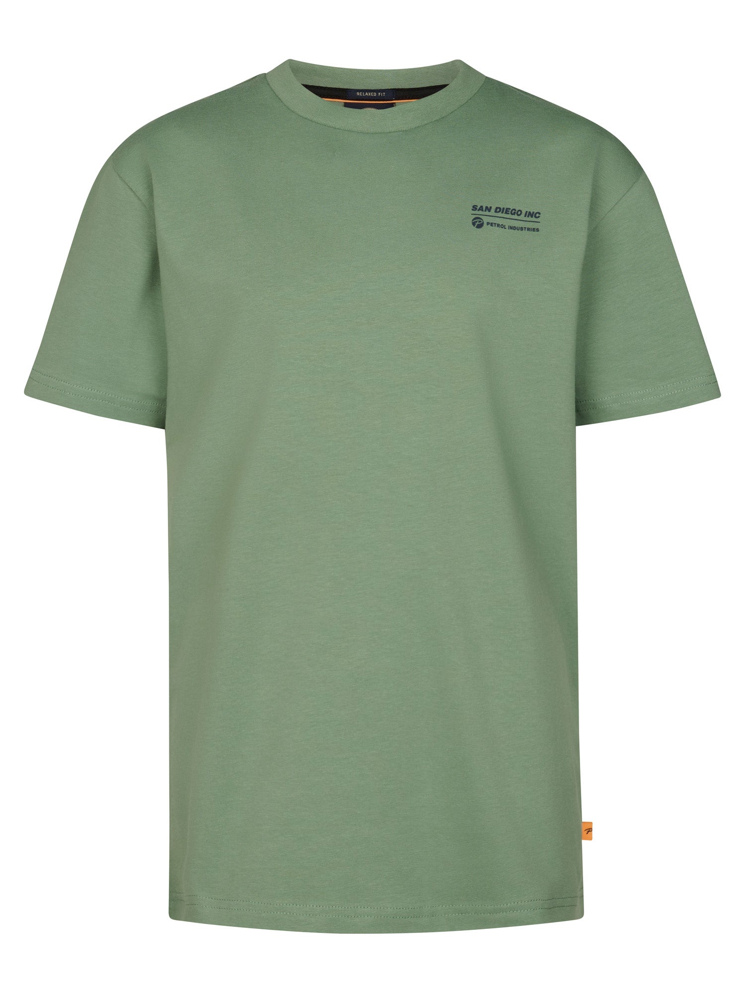 Petrol Industries Boys T-Shirt Short Sleeve Photo Print Relaxed Fit Sage