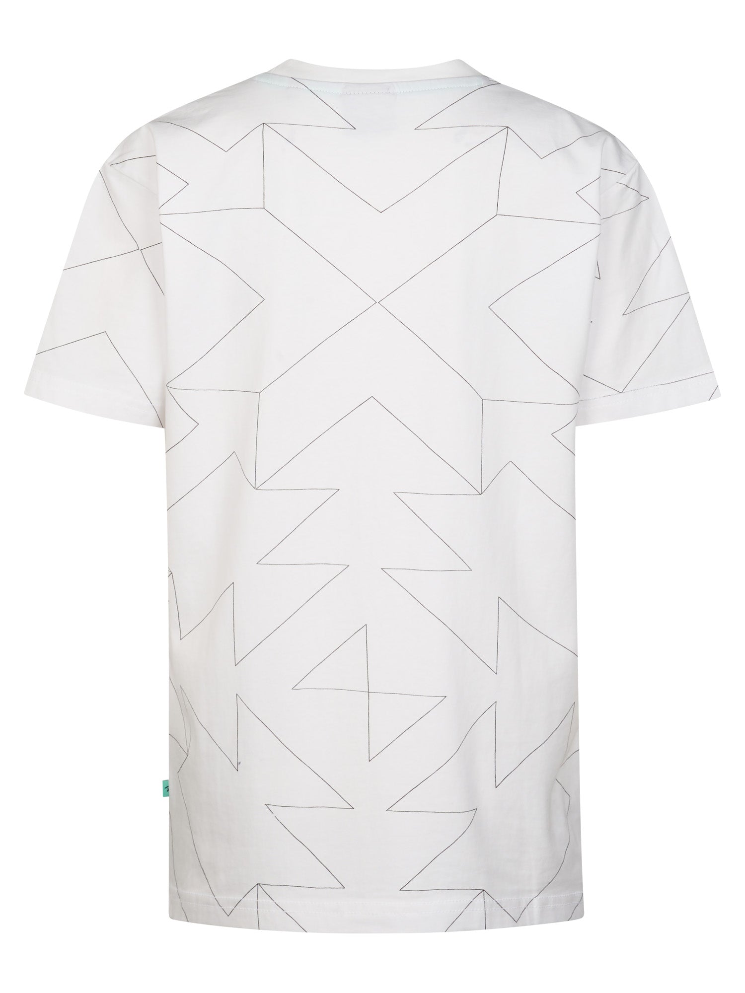 Petrol Industries Boys T-Shirt Short Sleeve All-Over Print Relaxed Fit Bright White