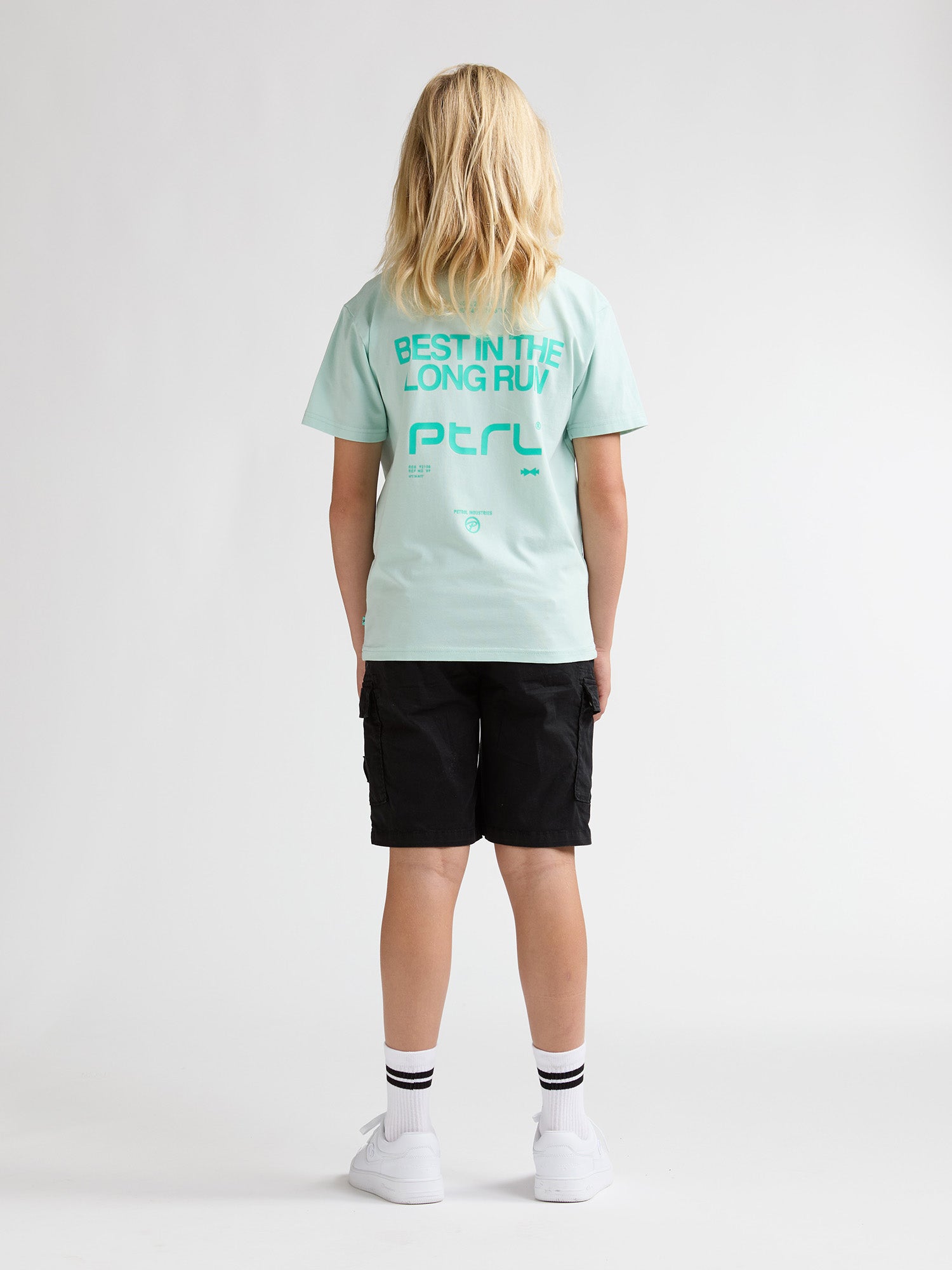 Petrol Industries Boys T-Shirt Short Sleeve Classic Print Relaxed Fit Cool Mint