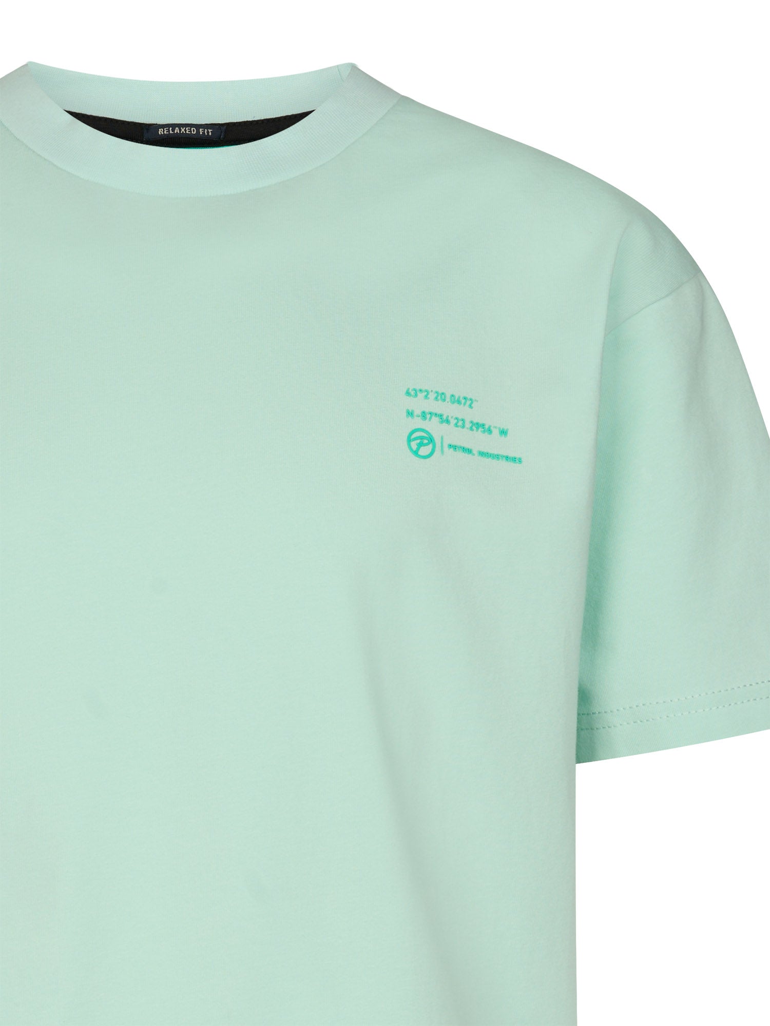 Petrol Industries Boys T-Shirt Short Sleeve Classic Print Relaxed Fit Cool Mint